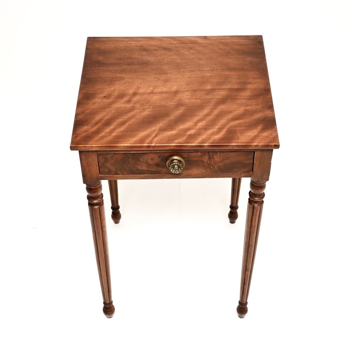 Antique Georgian Period Walnut Side Table photo for sale