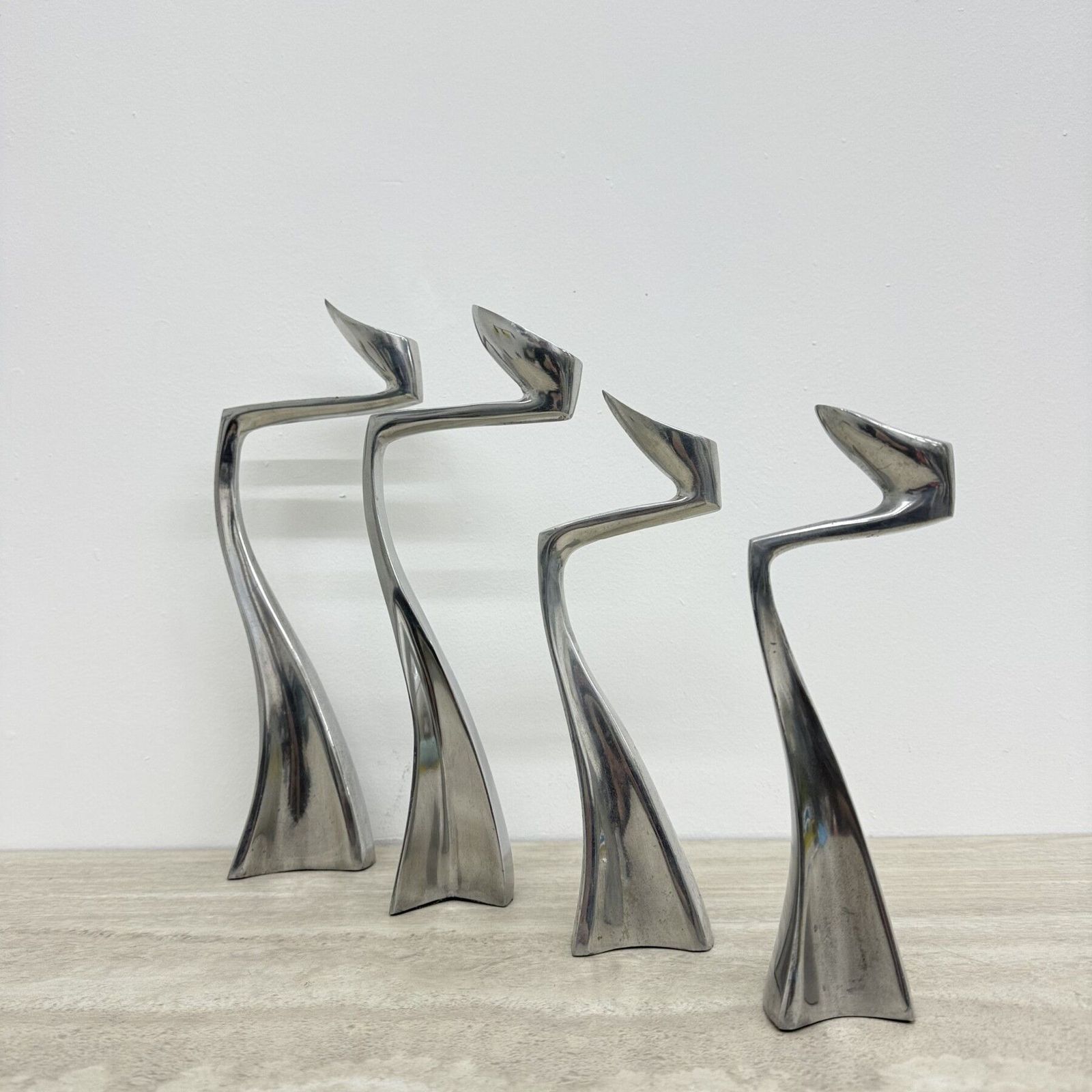 photo for sale Scp ‘Swan’ / ‘Arclumis’ Candlesticks By Matthew Hilton, 1986