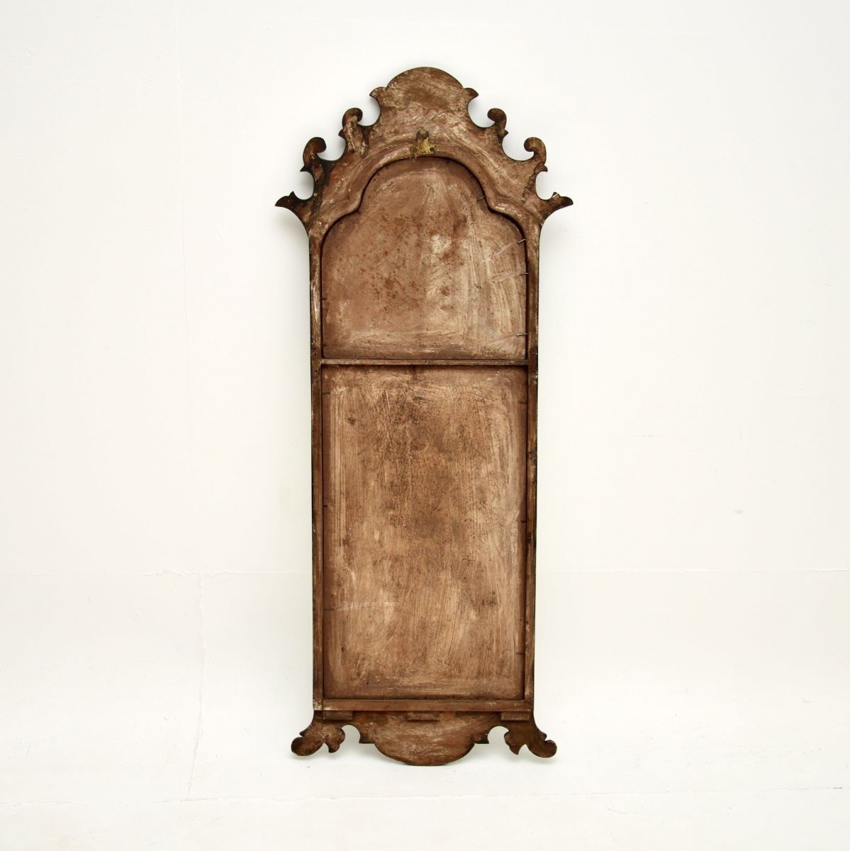 photo furniture Antique Georgian Period Lacquered Chinoiserie Mirror