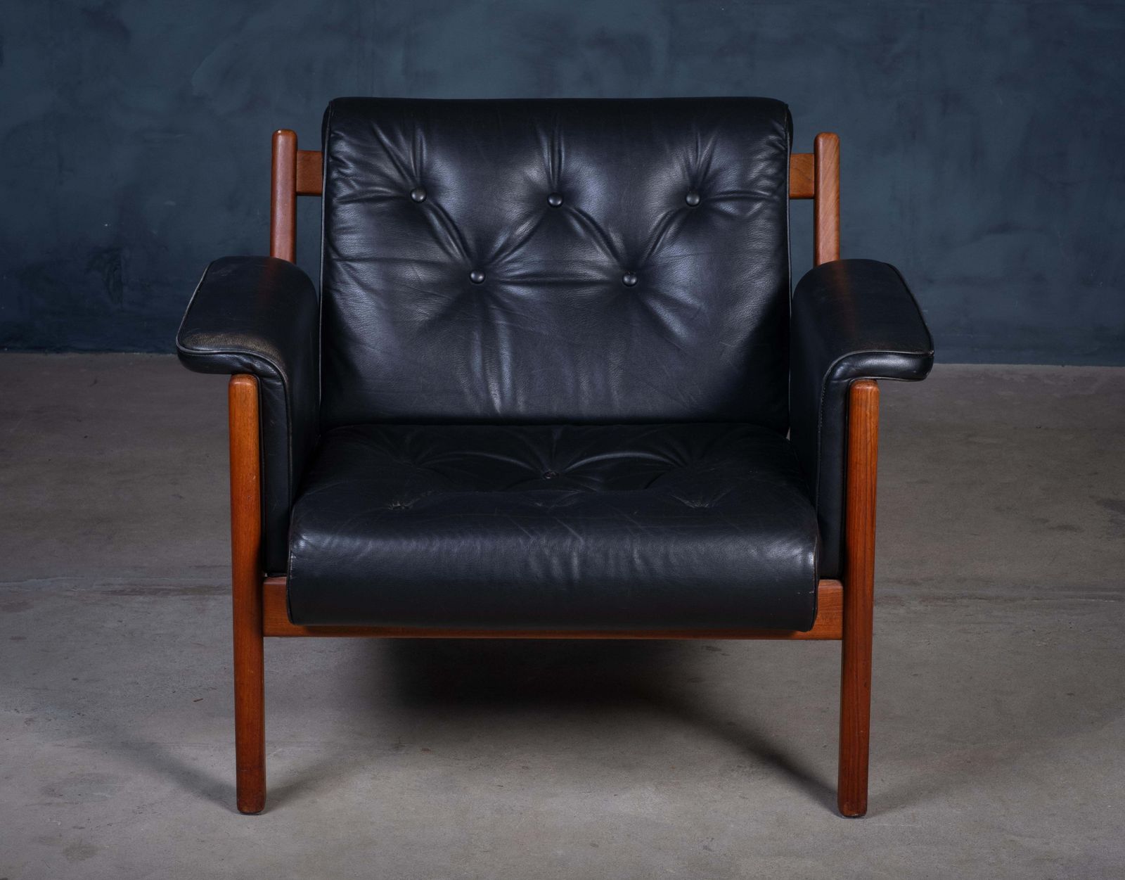 photo for sale Karl Erik Ekselius Armchairs / Lounge Chair In Teak, Sweden, 1960s