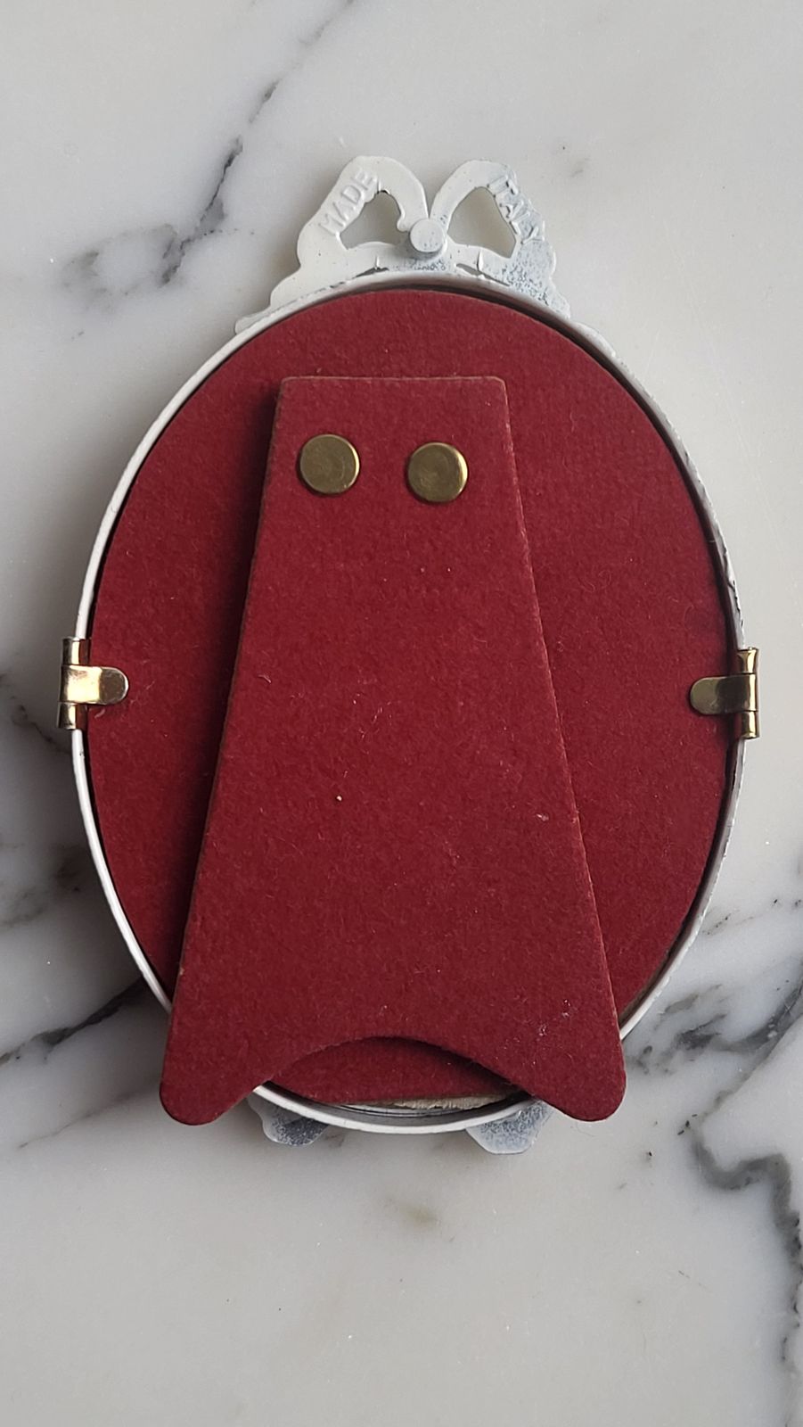 Set Of Two Vintage Italian Picture Frames With Bow Detail, 1980s photo buy
