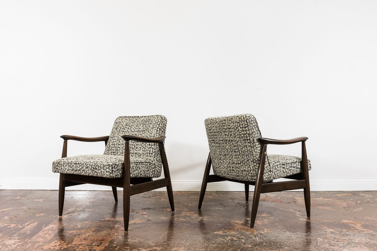 Mid Century Armchairs By Juliusz Kędziorek, Poland, 1960s, Set Of 2 photo for sale