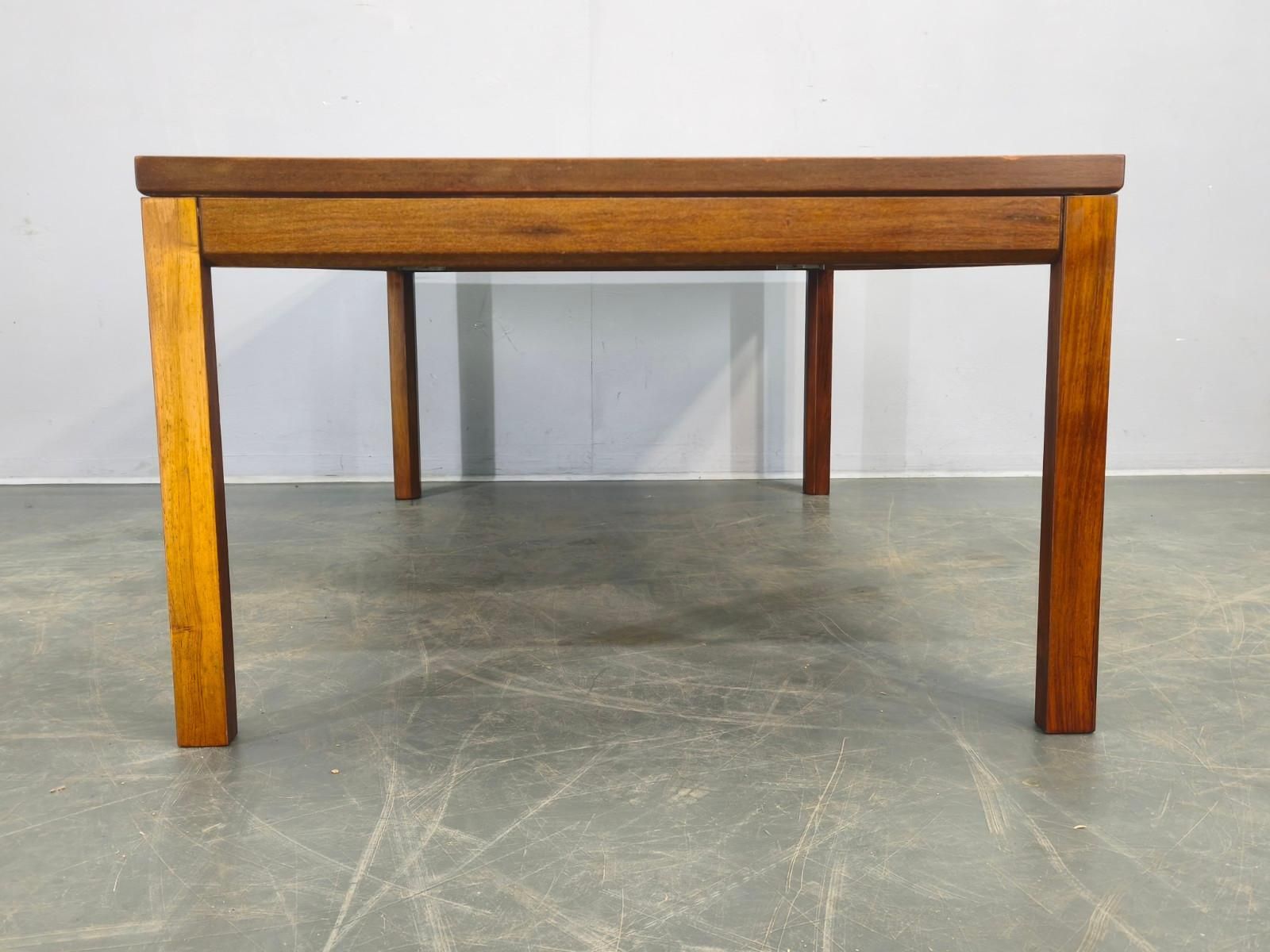 Furniture Haslev Wood And Tile Coffee Table By Otto Detlefsen, 1960s photo