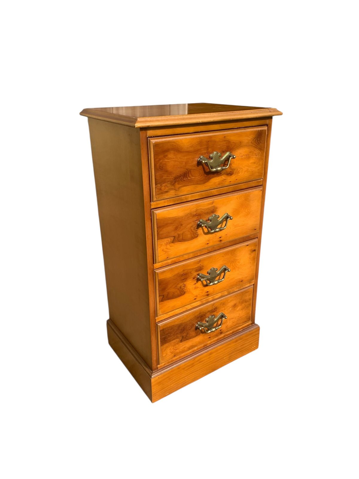 Vintage Georgian Style Yew Chest Of Drawers photo furniture