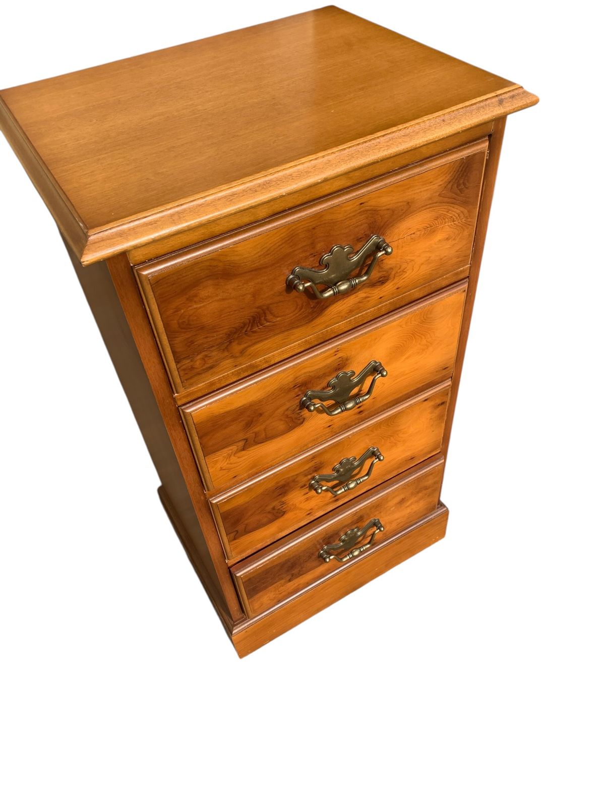 Vintage Georgian Style Yew Chest Of Drawers photo buy