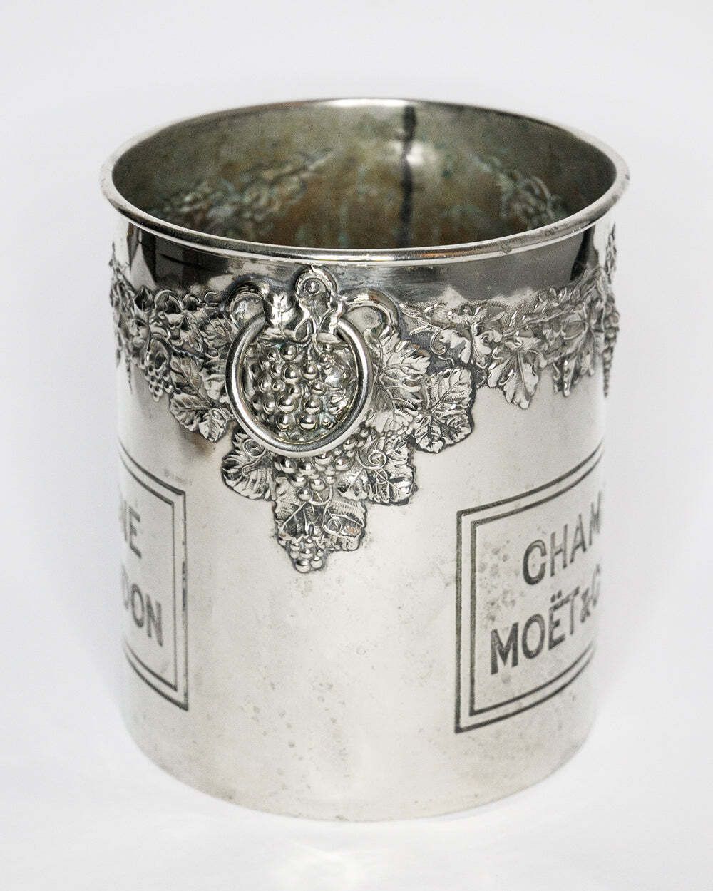 Vintage Moët & Chandon Verzilverde Champagnekoeler En Ijsemmer photo 411.0