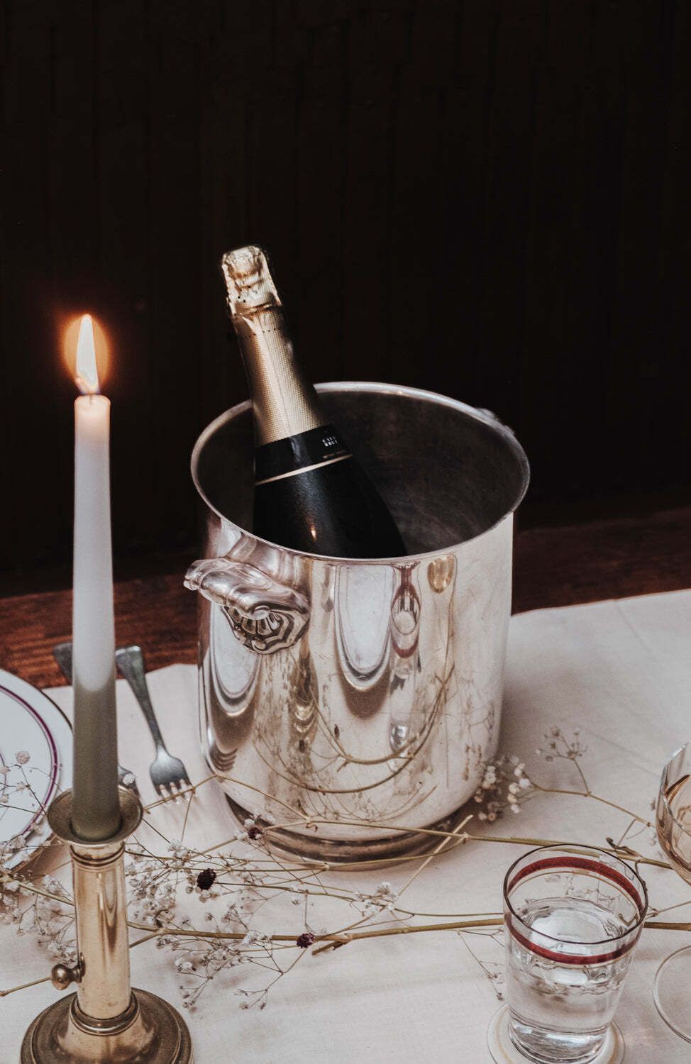 photo furniture Christofle Ormesson Vintage Champagne Cooler And Ice Bucket