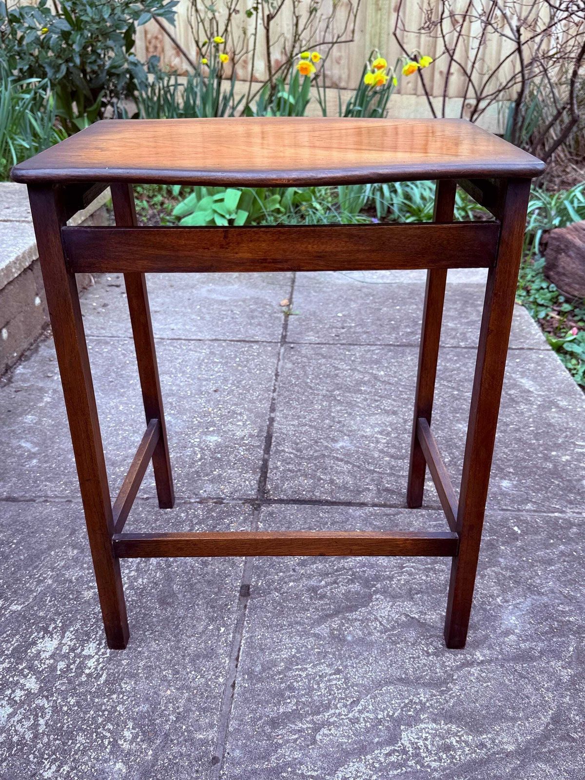 170.0 Mid Century 1960s Teak Nest Of Tables Scandinavian Style Occasional Tables (3 Tables) photo