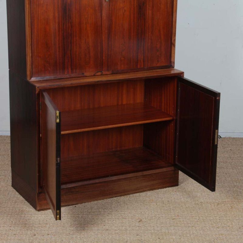 Rosewood Secretary Desk By Lyby Mobler, 1960 photo vinterior