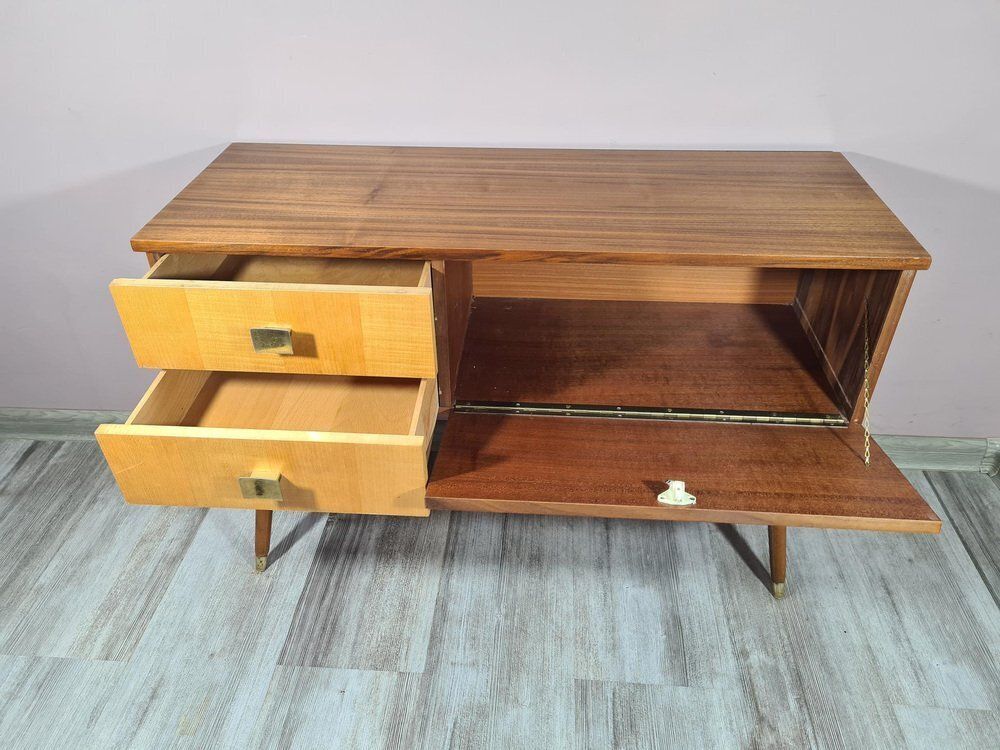 Modernist Chest Of Drawers With Contrasting Veneer, 1960s photo buy