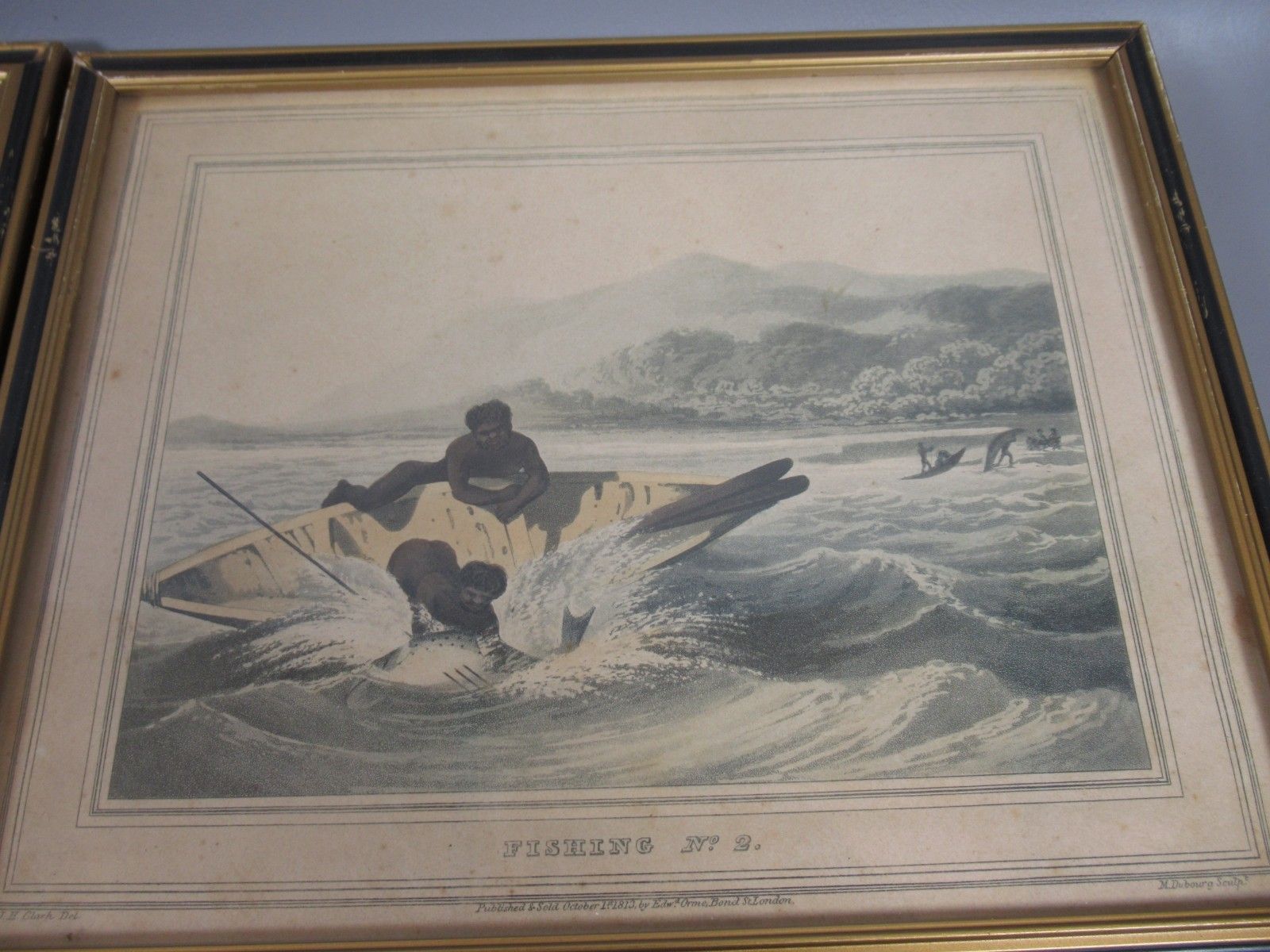photo furniture 1813 M Dubourg Set 4 Prints New South Wales Indigenous Scenes Aquatint Antique