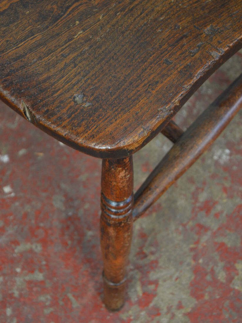 A 19th Century Farmhouse/Country Cottage Spindle Back Chair photo 110.0