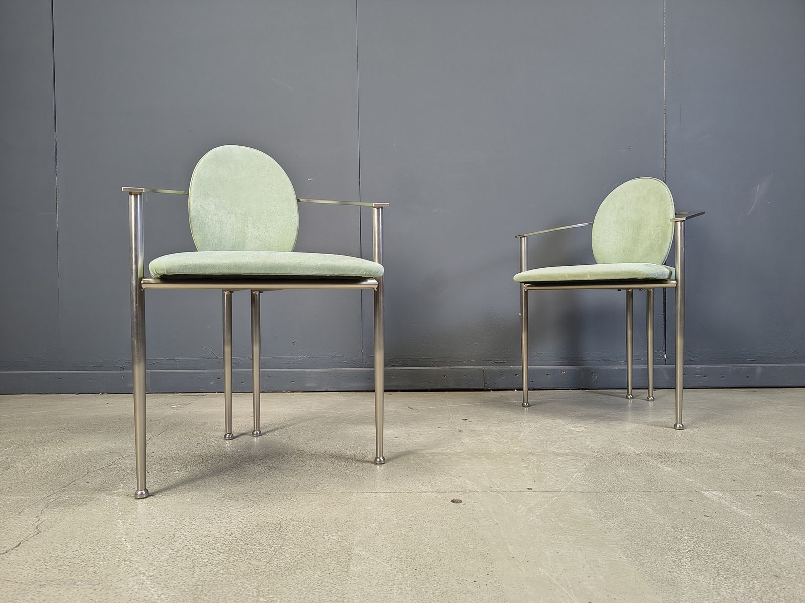 Vintage Dining Chairs By Belgo Chrom, Set Of 6   1980s photo 1500.0