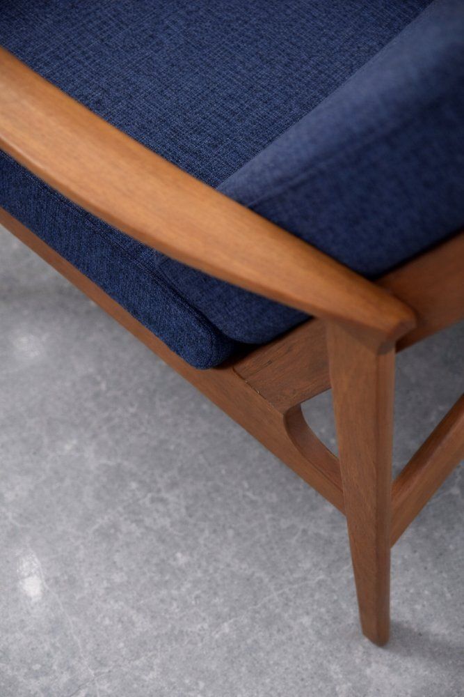 Vintage Australian Teak Sofa And Chairs From Parker Furniture, 1950s, Set Of 3 photo Furniture