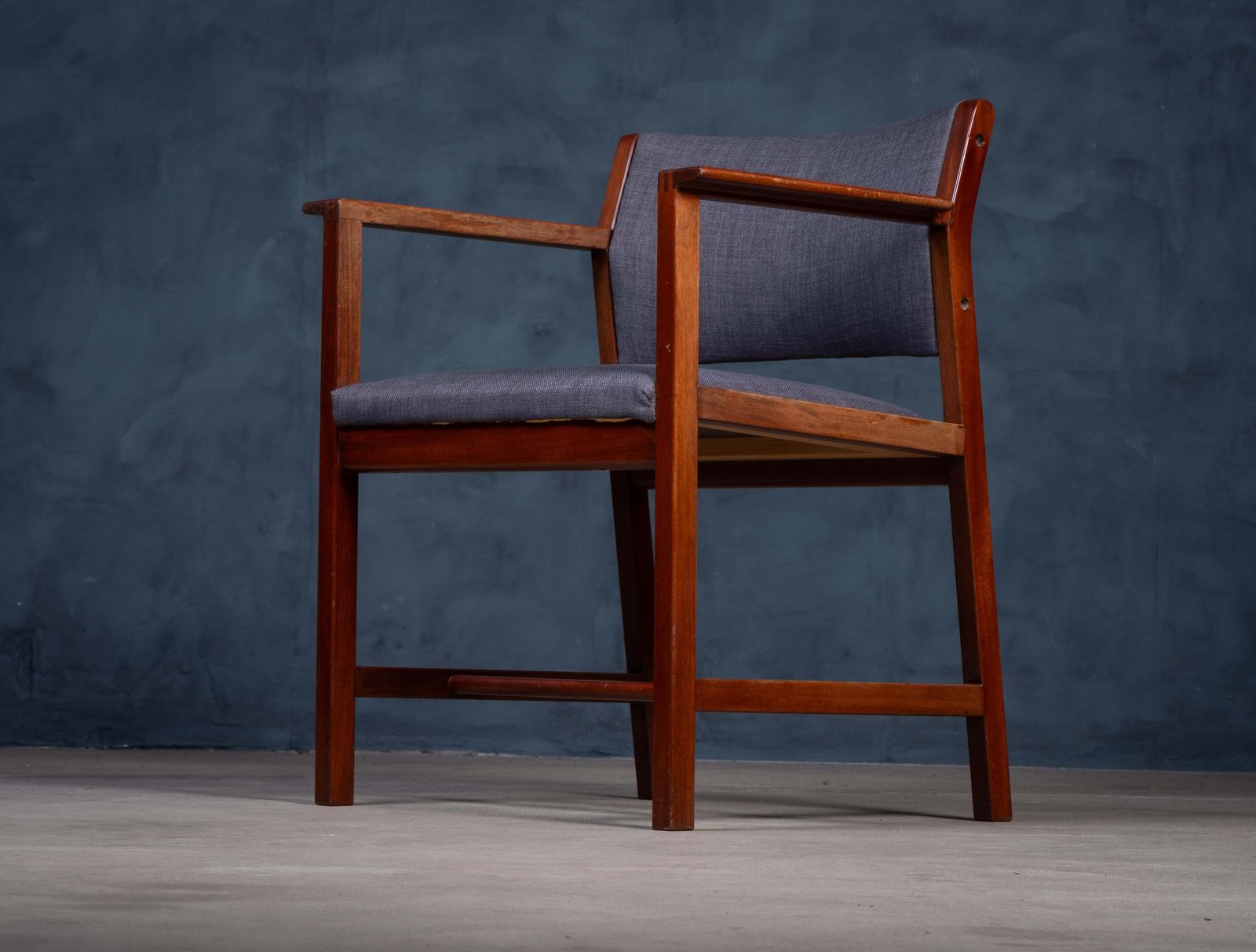 Model Bm73 Armchairs By Børge Mogensen For Fredericia, 1960s photo vintage