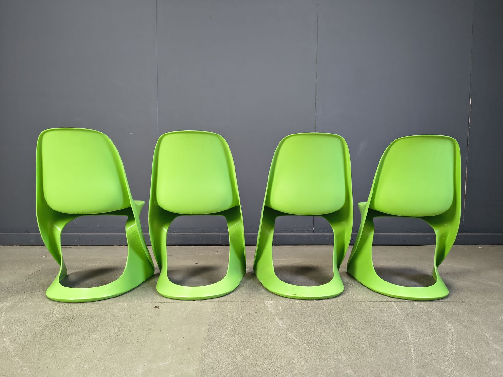 Set Of 4 Casalino Dining Chair By Alexander Begge For Casala, 1970s photo for sale