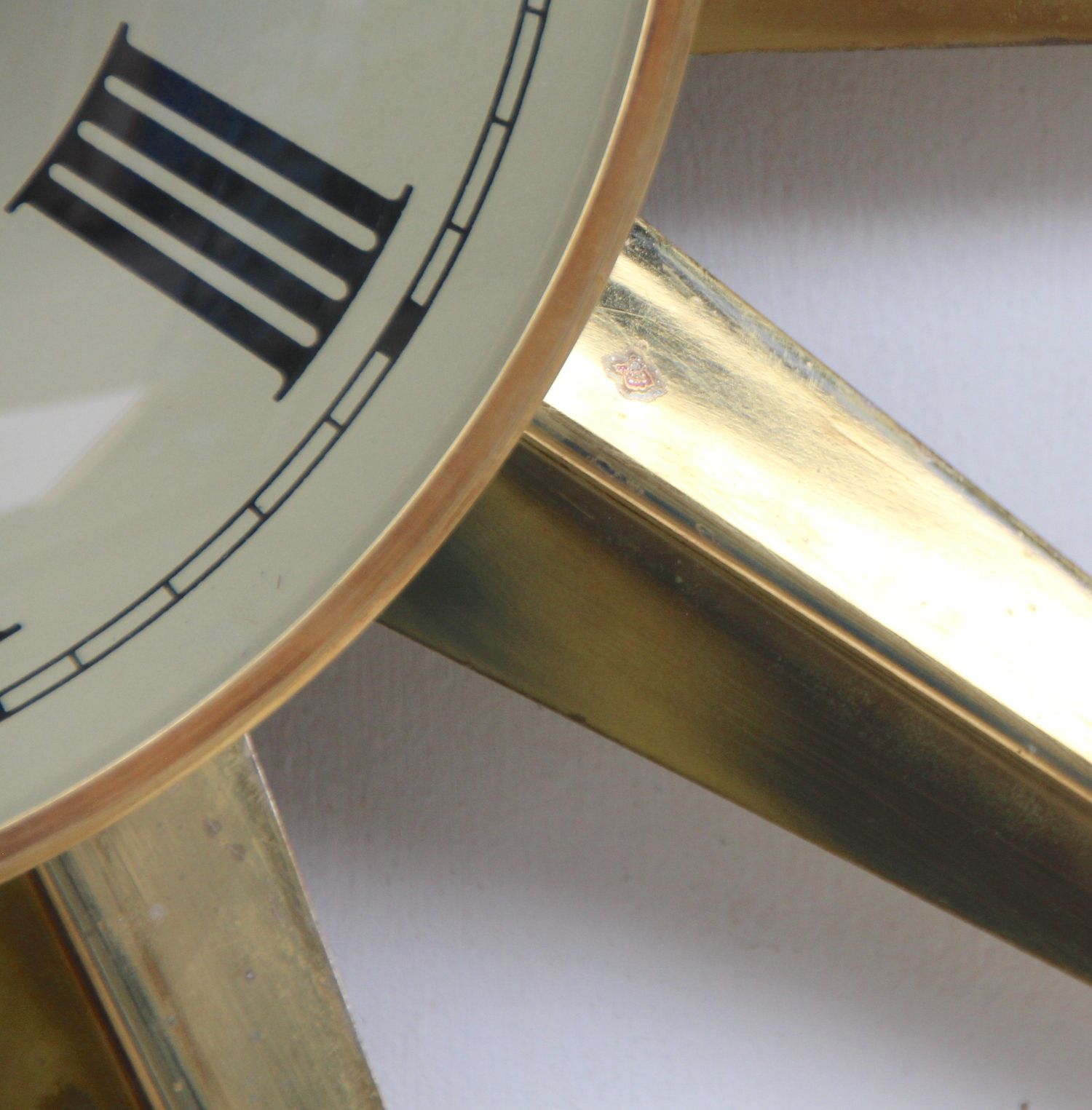 photo vinterior Huge 59cm 1970s British Sunburst Vintage Wall Clock. Fully Guaranteed. London Timepiece.