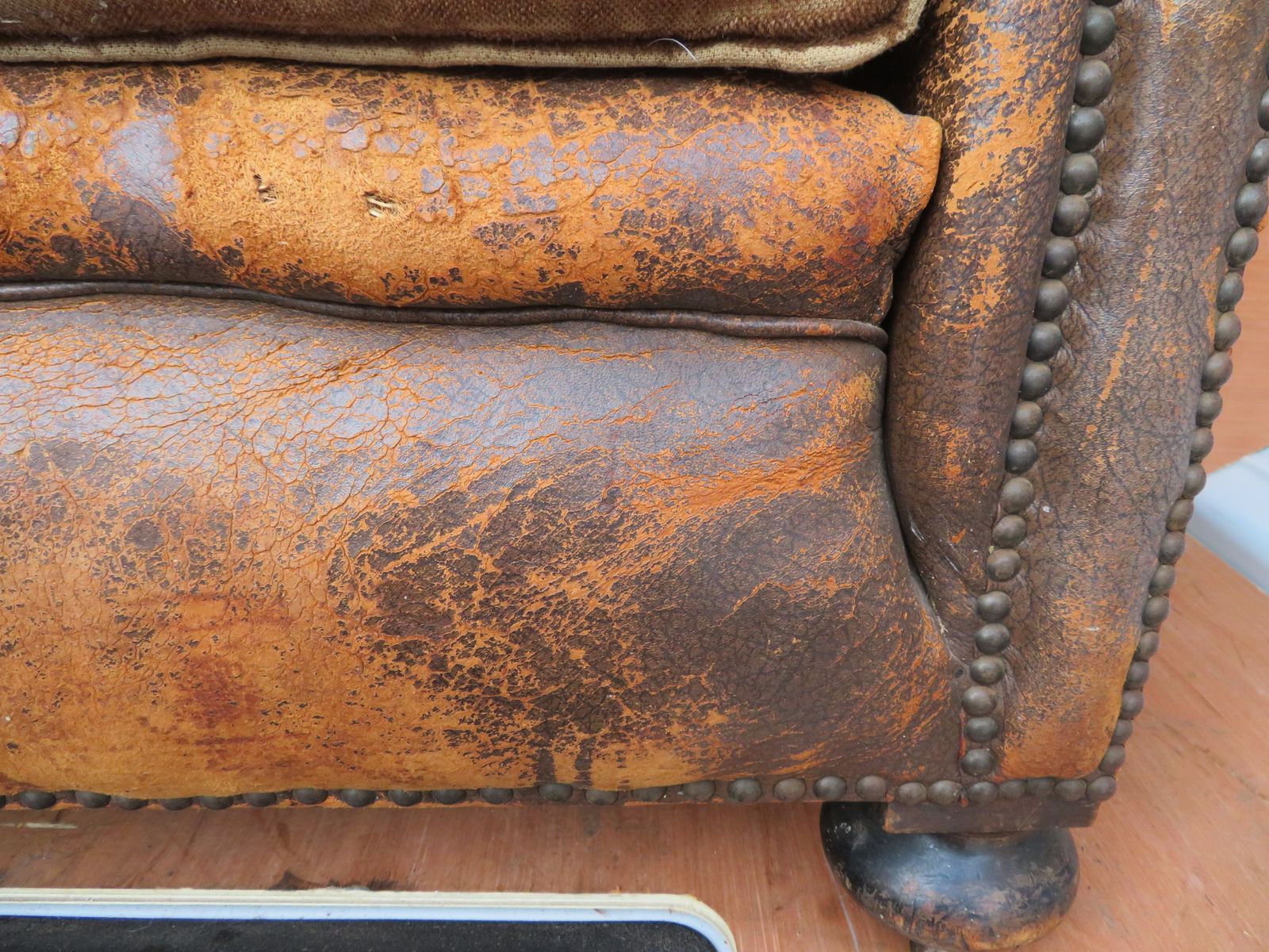 Art Deco Leather Club Armchair photo Furniture