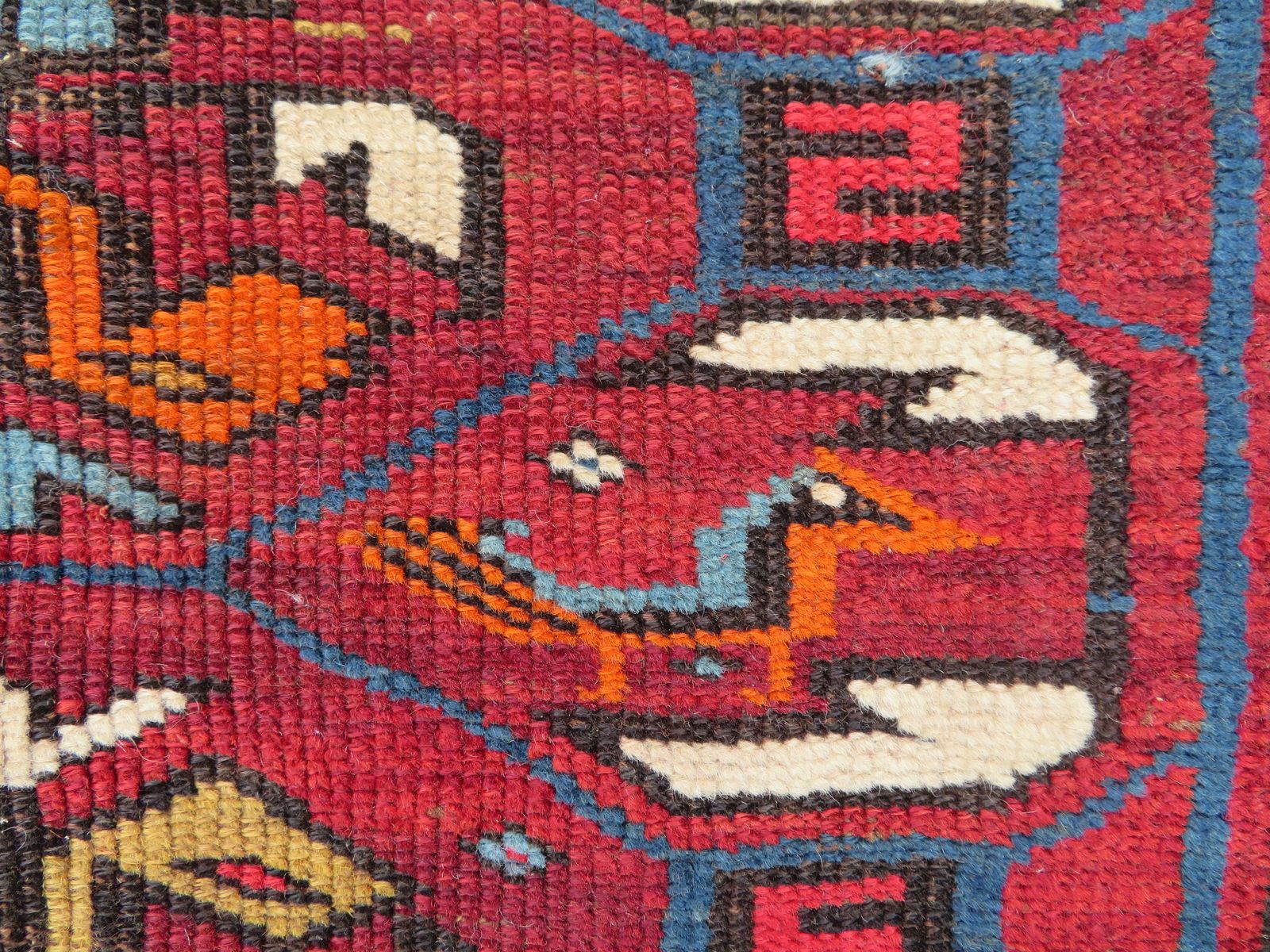 Antique Caucasian Karabagh Rug. 210cm X 127cm. photo buy
