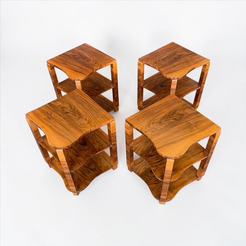 Art Deco Nest Of Five Tables By Harry And Lou Epstein photo for sale