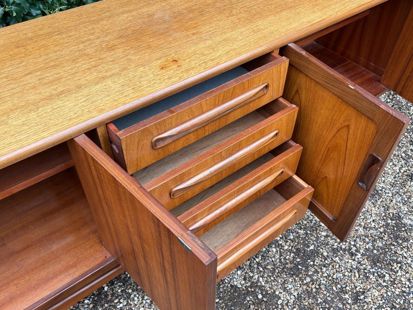 780.0 Vintage G Plan Fresco Range Teak Sideboard photo