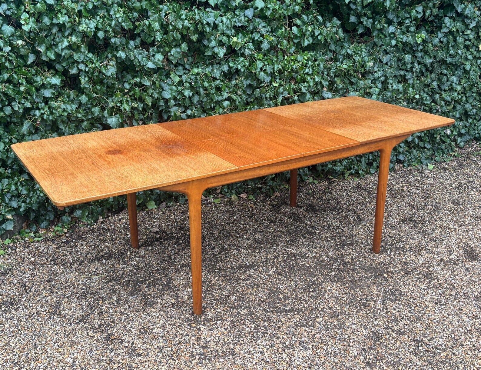 Furniture Vintage 1960’s McIntosh Of Kirkcaldy T3 Double Extending Dining Table photo