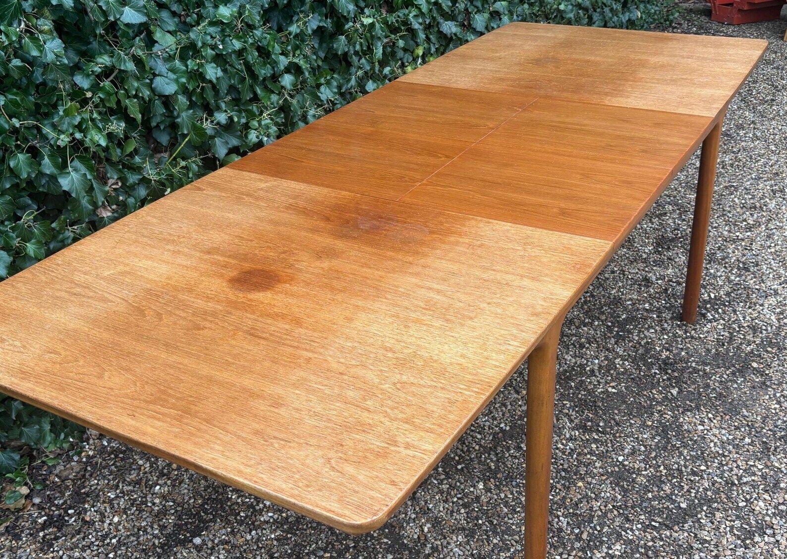 840.0 Vintage 1960’s McIntosh Of Kirkcaldy T3 Double Extending Dining Table photo
