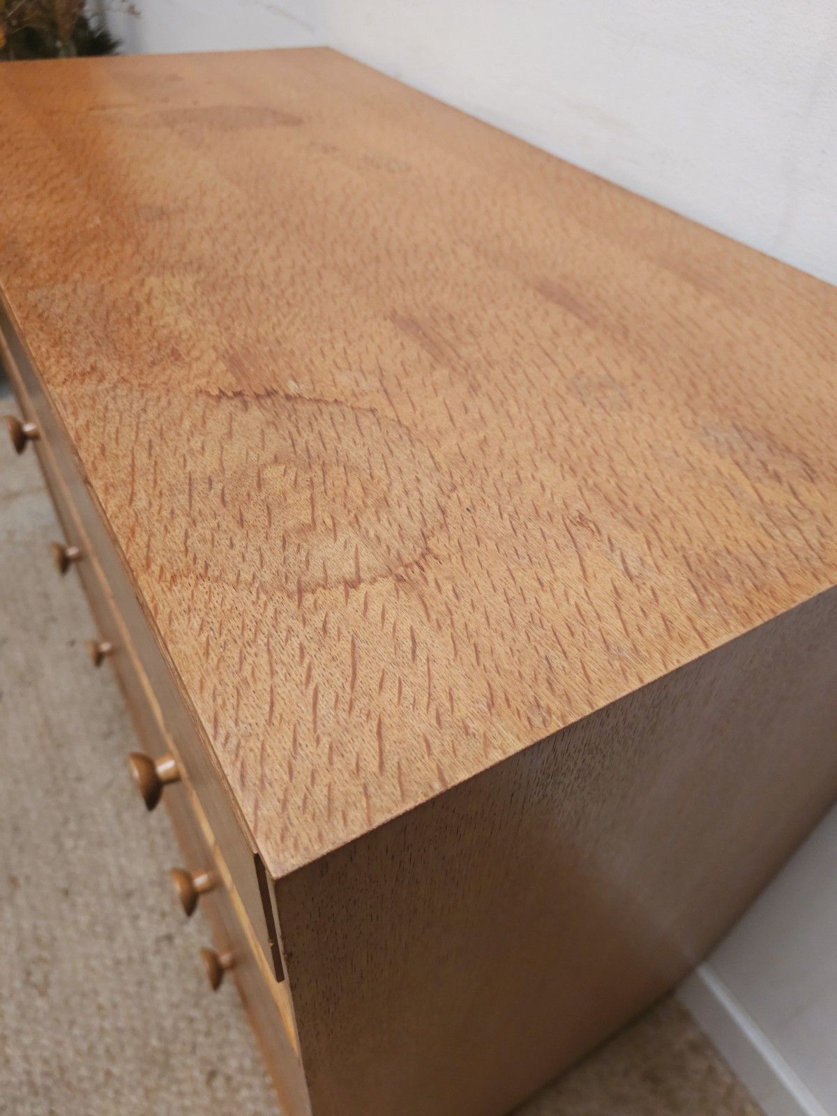 photo for sale Meredew Mid Century Dressing Chest Retro Oak Chest Of Drawers Vintage Delivery