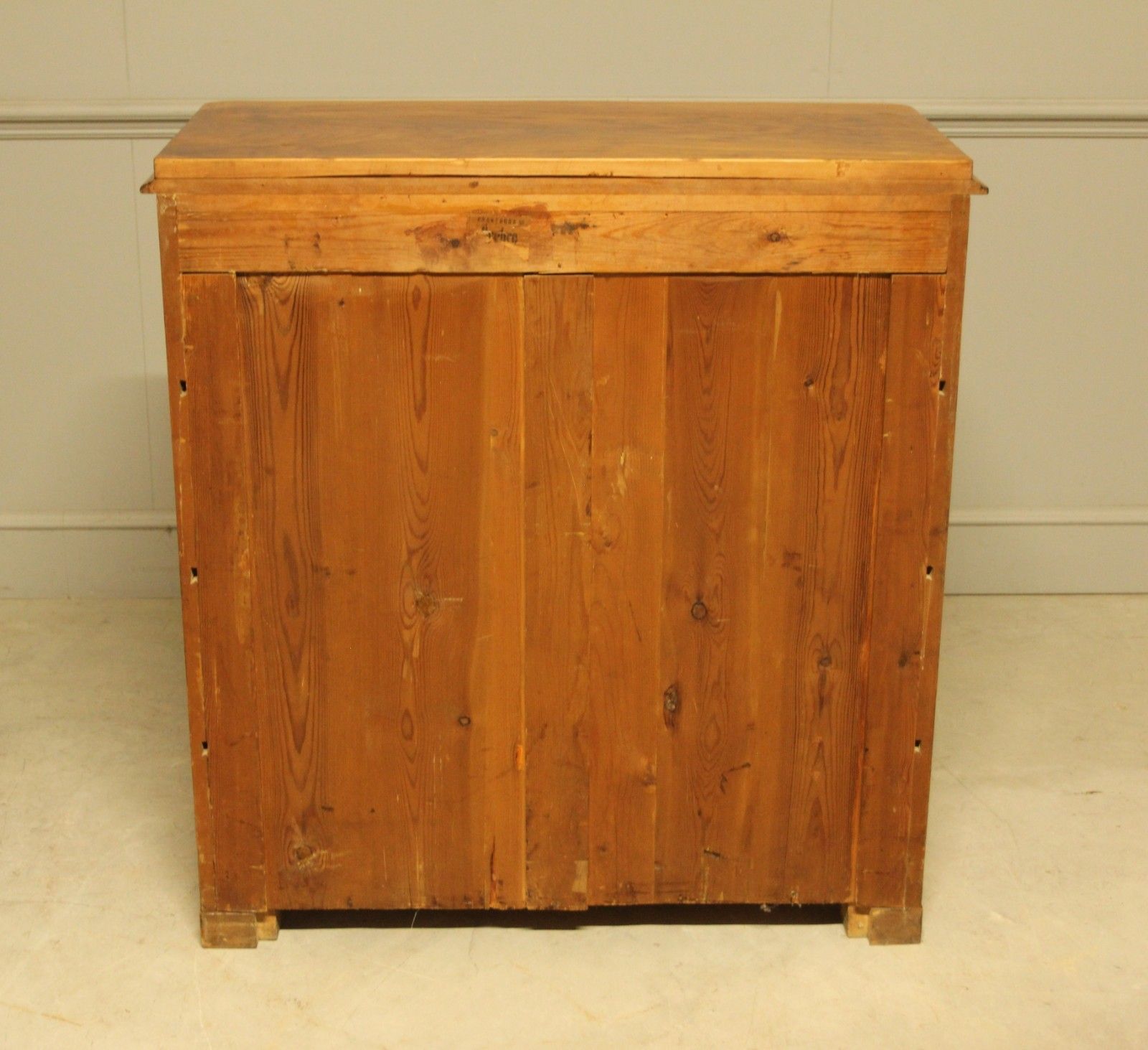 photo for sale A Late 19th‑Century Swedish Burr Walnut Chest Of Drawers