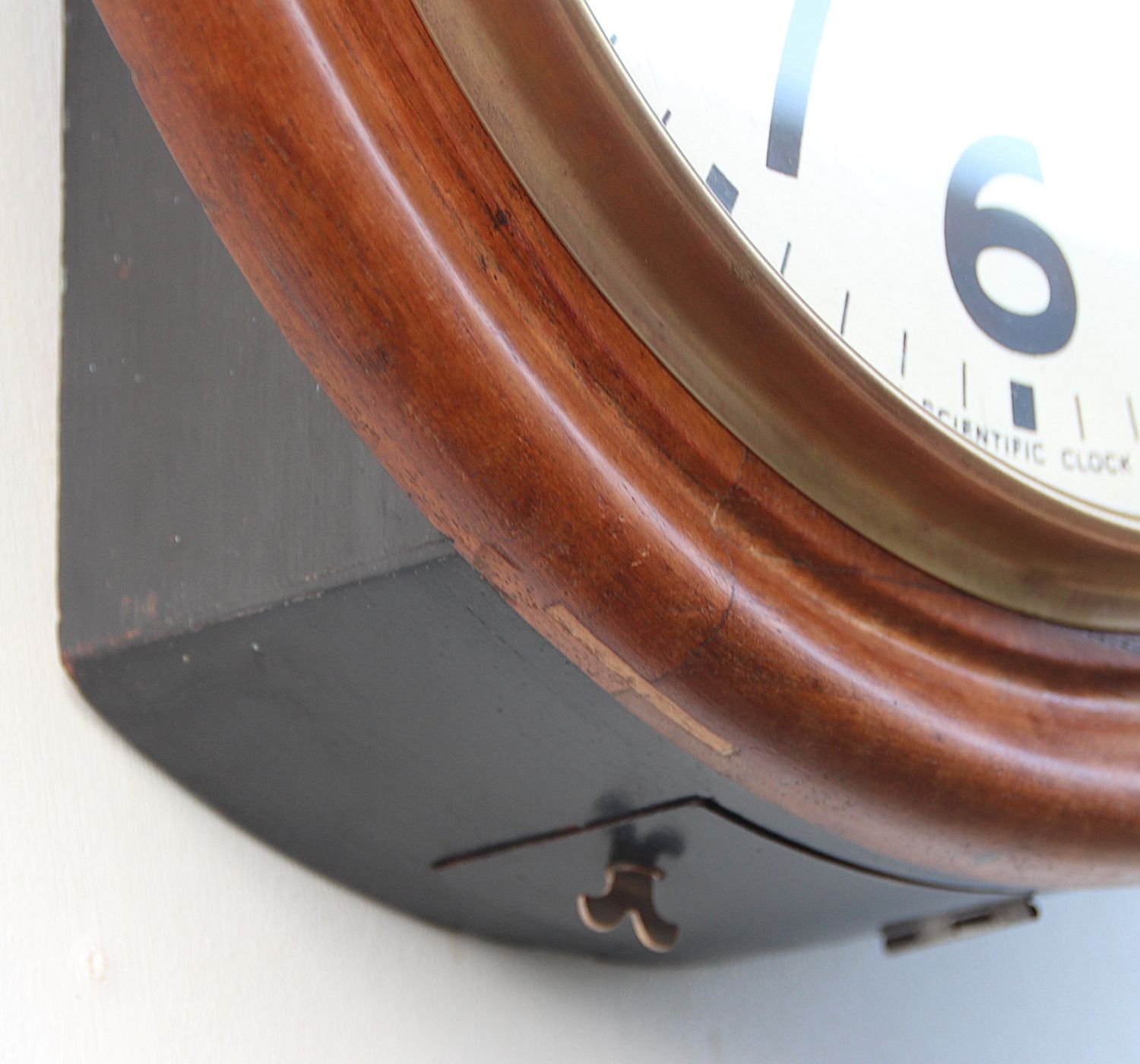 Home Decor Large 40cm Mahogany Railway Wall Clock Factory. Fully Guaranteed. London Timepiece. photo