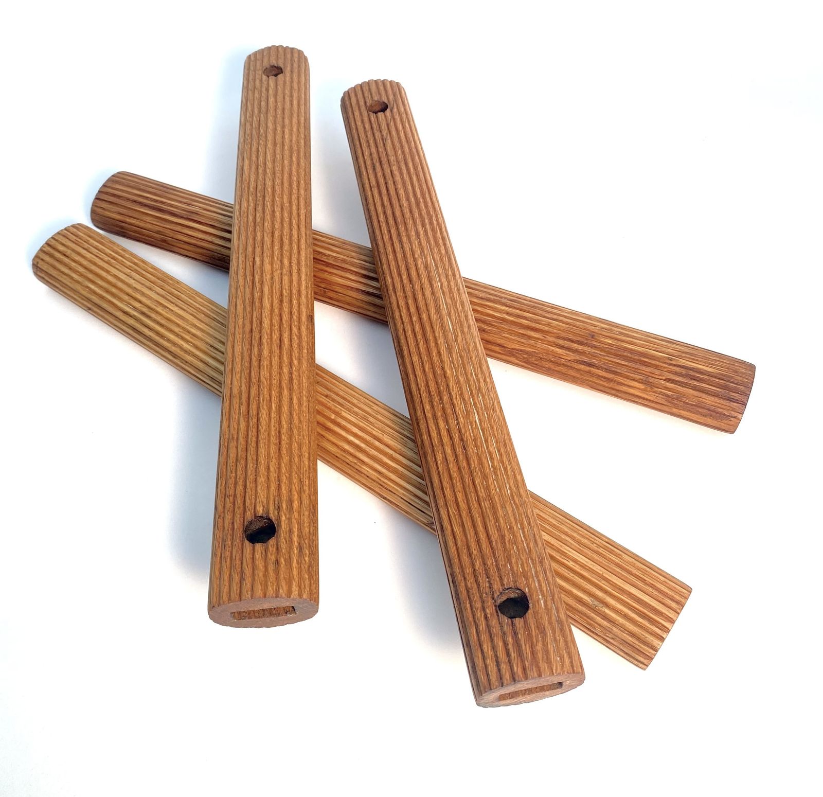 1st Batch Of Early 20th Century 1900 30s English Oak Copper And Brass  Door Handles                                                                                             Per Pair photo 600.0