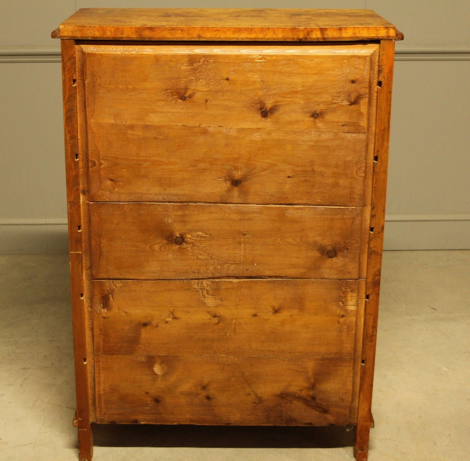 photo for sale An Early 20th‑Century Swedish Birch Tall Chest Of Drawers