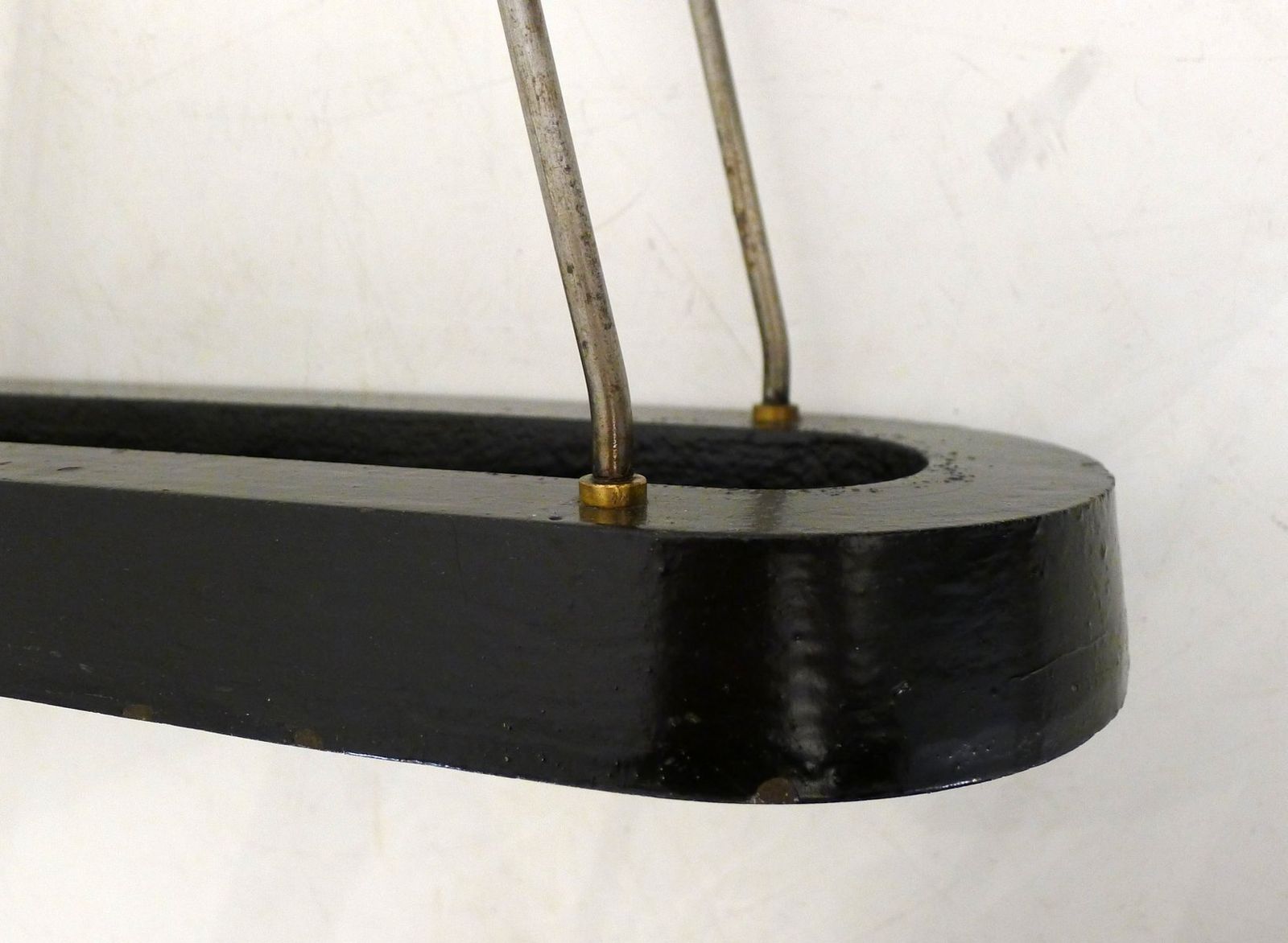 Modern Umbrella Stand In Chromed Metal And Cast Iron, 1950s photo buy