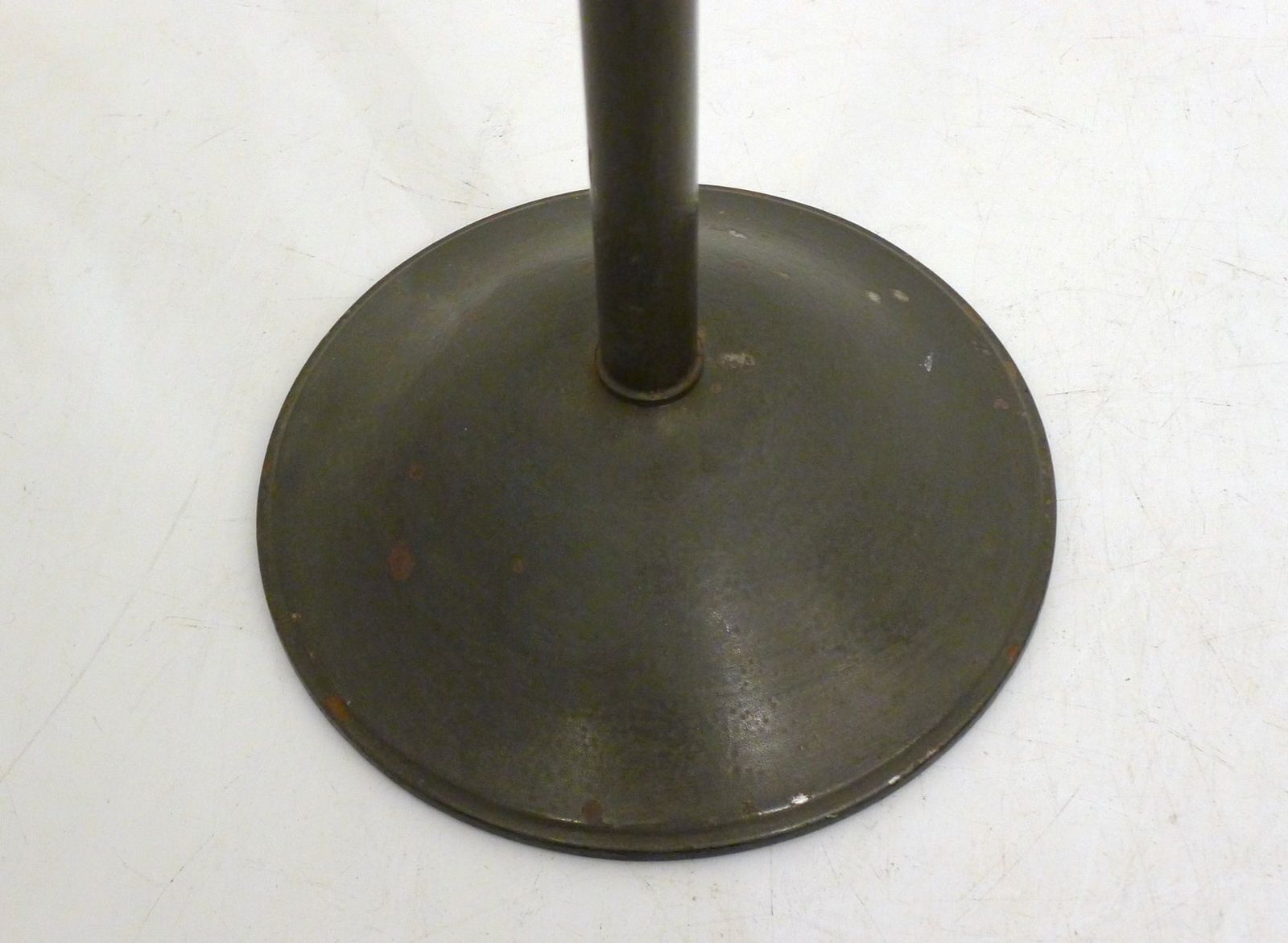 Mid Century Modern Metal Standing Ashtray With Push Button Lid, 1950s photo Home Decor