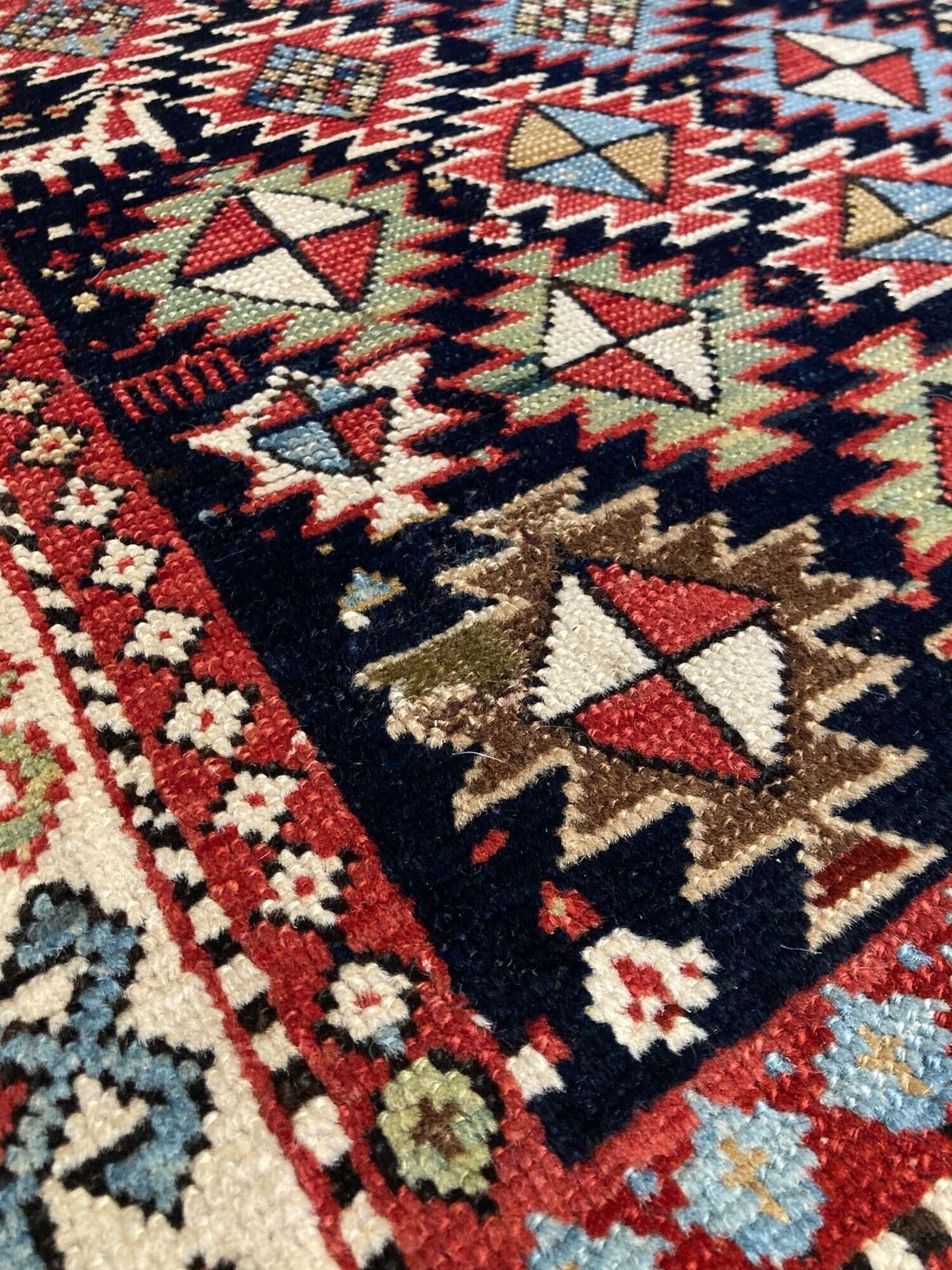 photo furniture Antique Caucasian Prayer Rug 1.51m X 1.03m