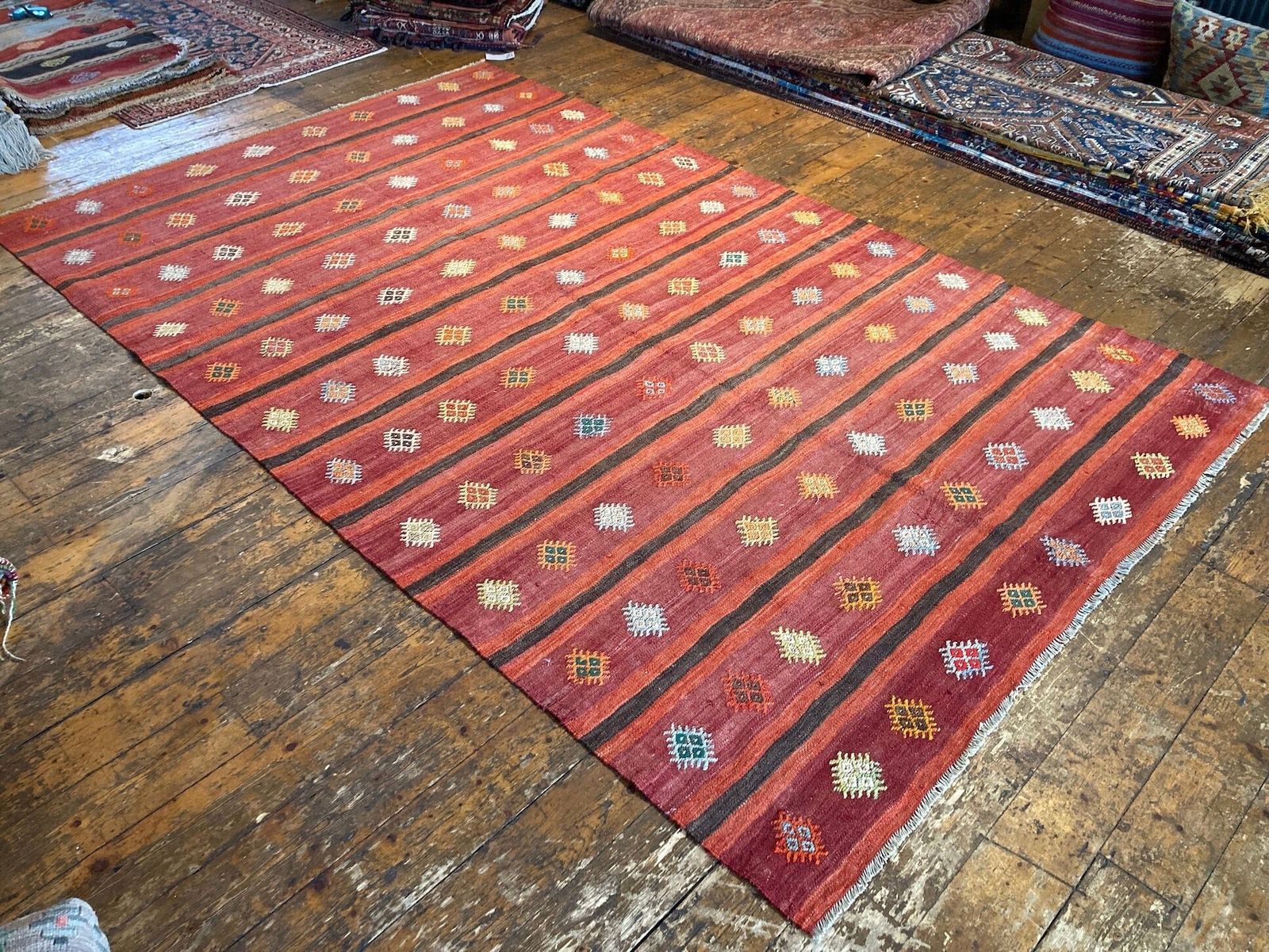 Vintage Anatolian Kilim 2.82m X 1.76m photo for sale