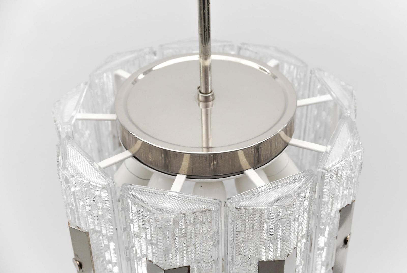 photo furniture Crystal Glass Chandelier By Kaiser Leuchten, 1960s Germany