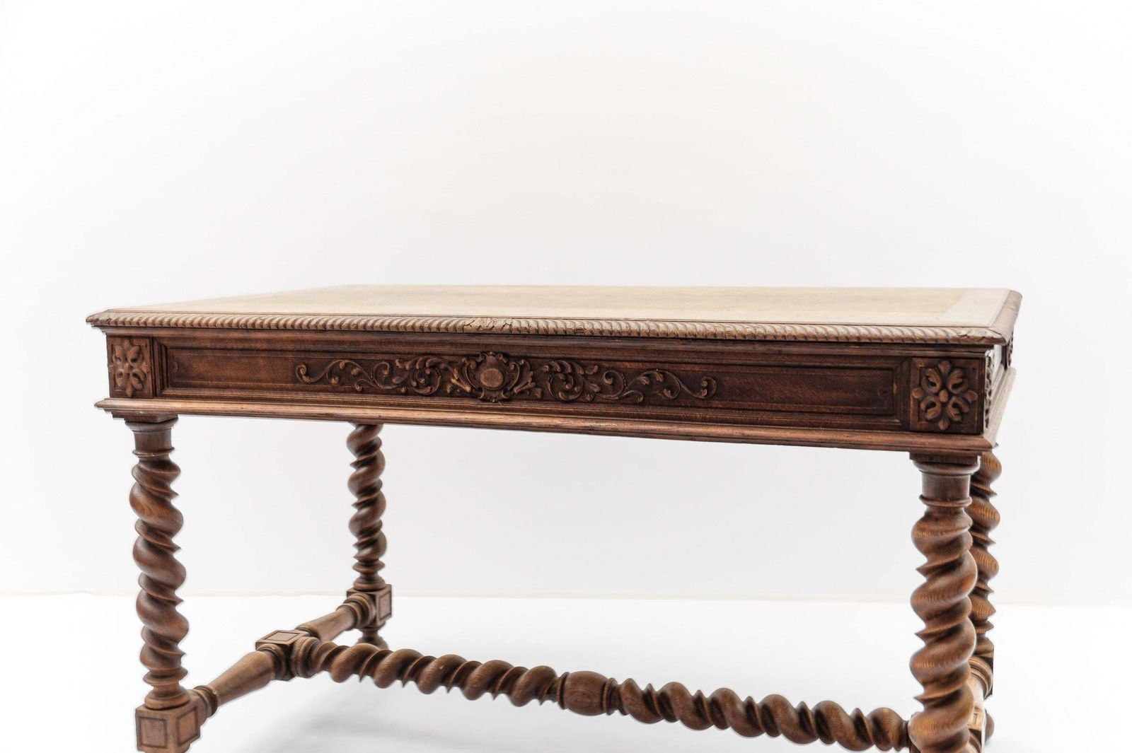 photo for sale Late 19th Century French Barley Twist Writing Desk