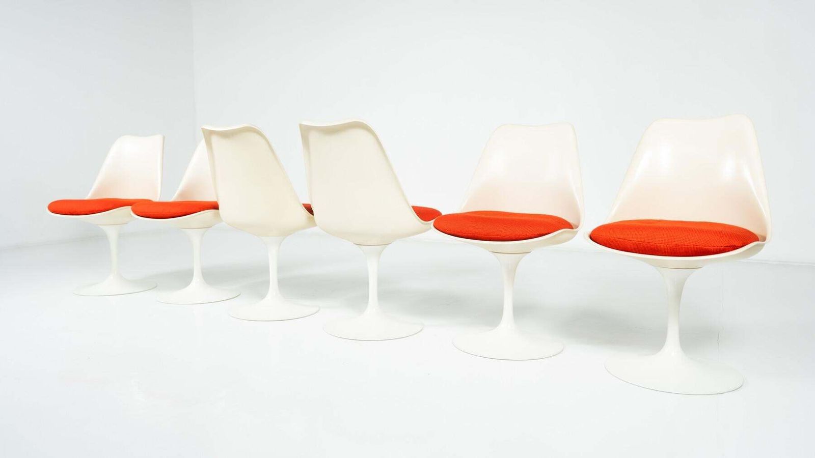 Set Of 6 Tulip Chairs By Eero Saarinen For Knoll, 1960s photo 9822.0