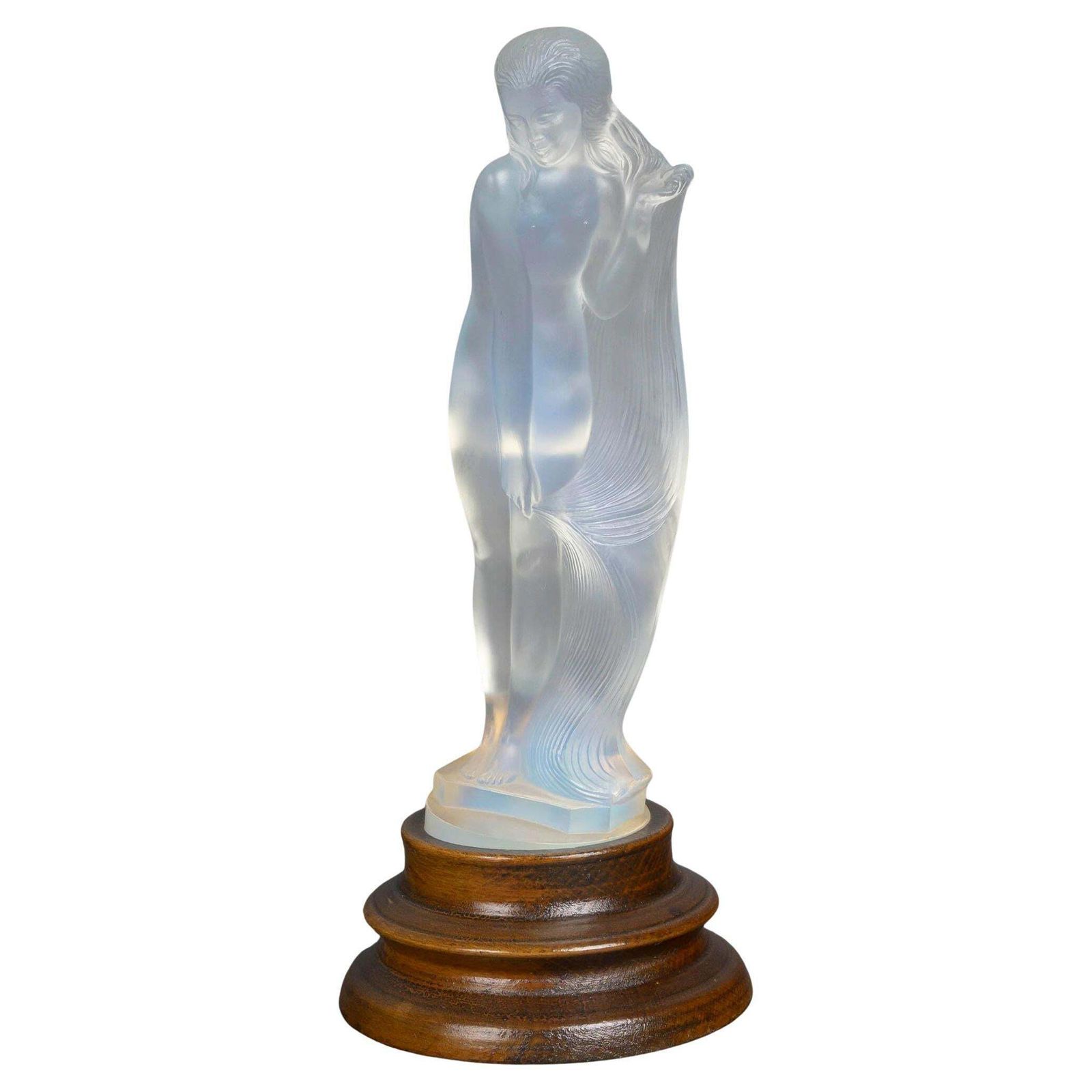 Sculpture, Statuette, Glass Work By Edmond Etling, Circa 1930, Art Deco.