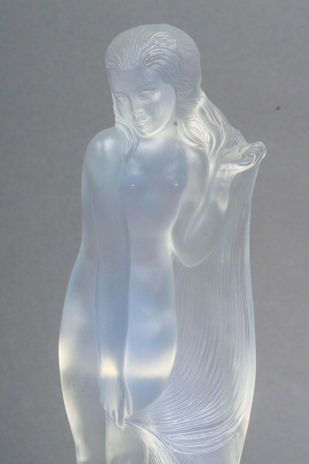 Sculpture, Statuette, Glass Work By Edmond Etling, Circa 1930, Art Deco. photo furniture