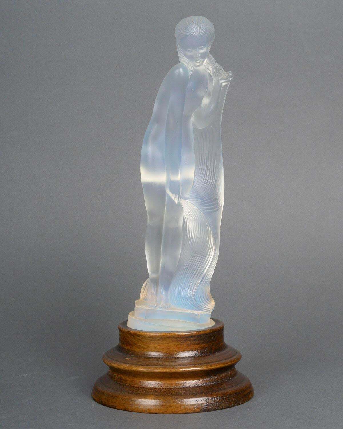 Sculpture, Statuette, Glass Work By Edmond Etling, Circa 1930, Art Deco. photo for sale