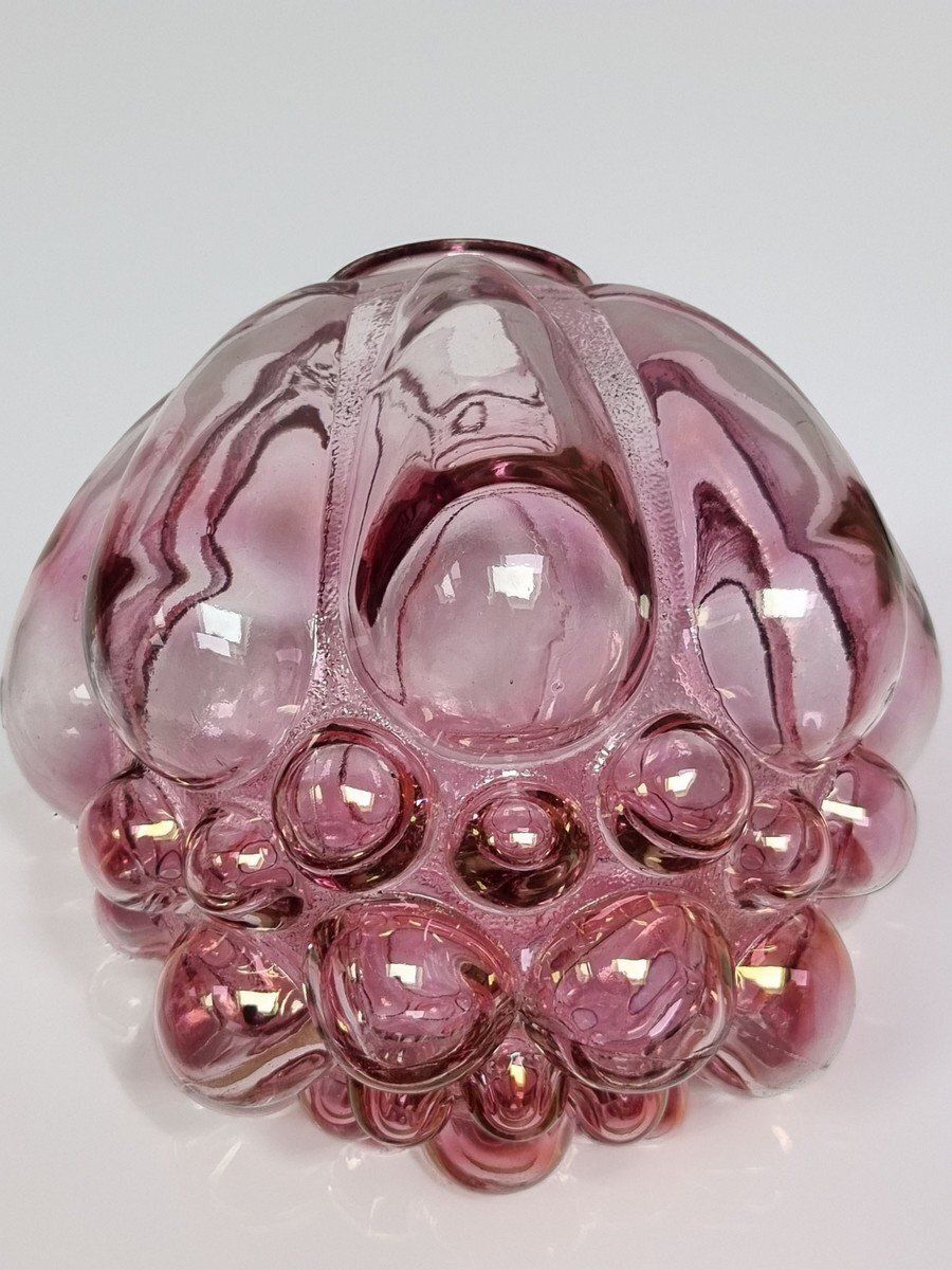 Large Rose Bubble Lamp Shade By Helena Tynell And Heinrich Gantenbrink For Limburg, 1960s photo furniture