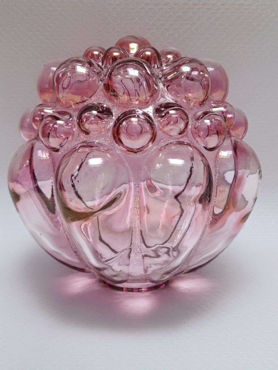Lighting Large Rose Bubble Lamp Shade By Helena Tynell And Heinrich Gantenbrink For Limburg, 1960s photo