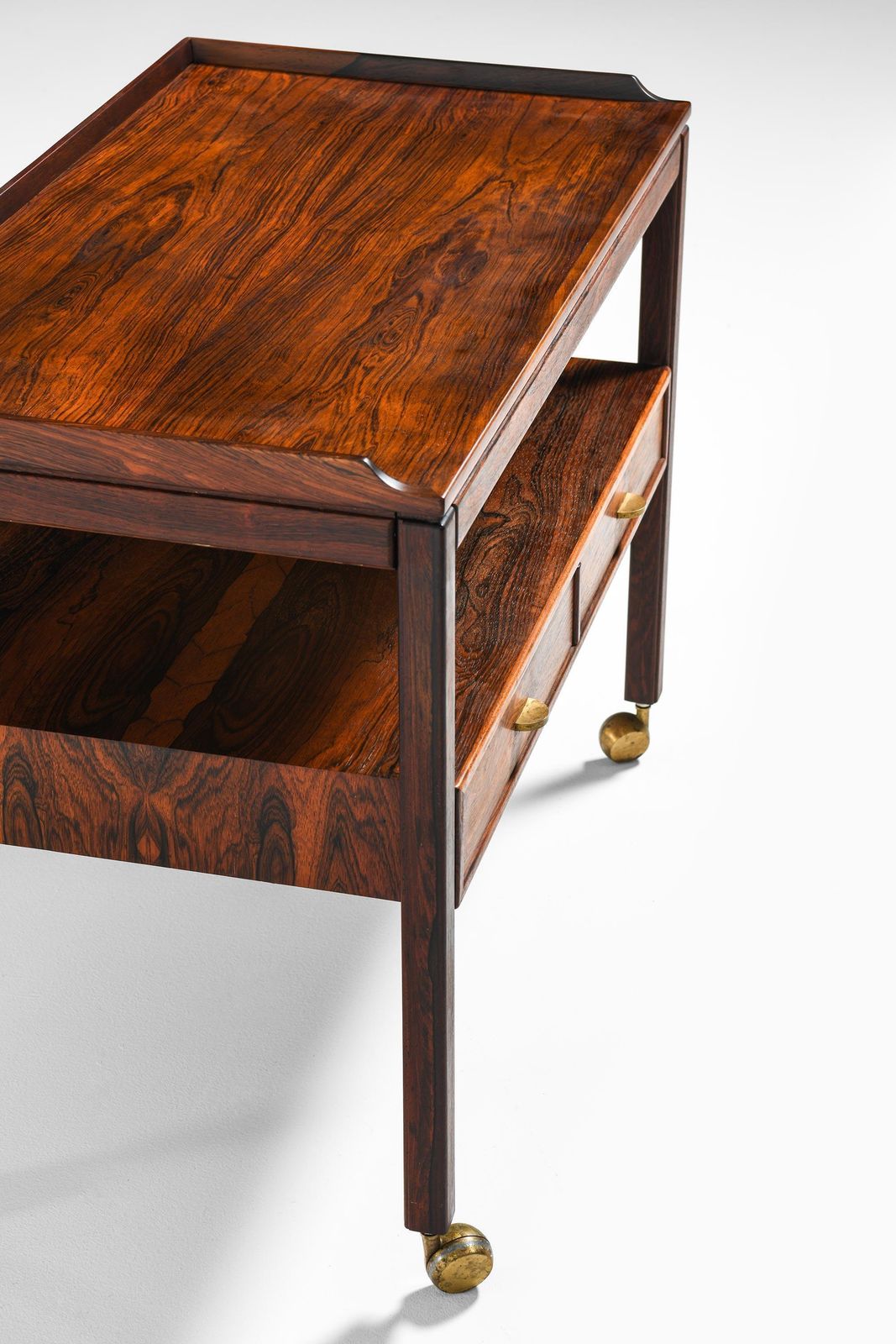 Trolley In Brass And Rosewood By Sven Engström & Gunnar Myrstrand, 1960s photo 4196.0