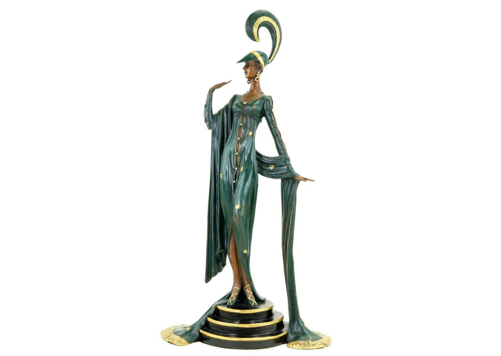 Sculpture Revue Dancer In Bronze, Art Deco Style, 20th Century photo furniture