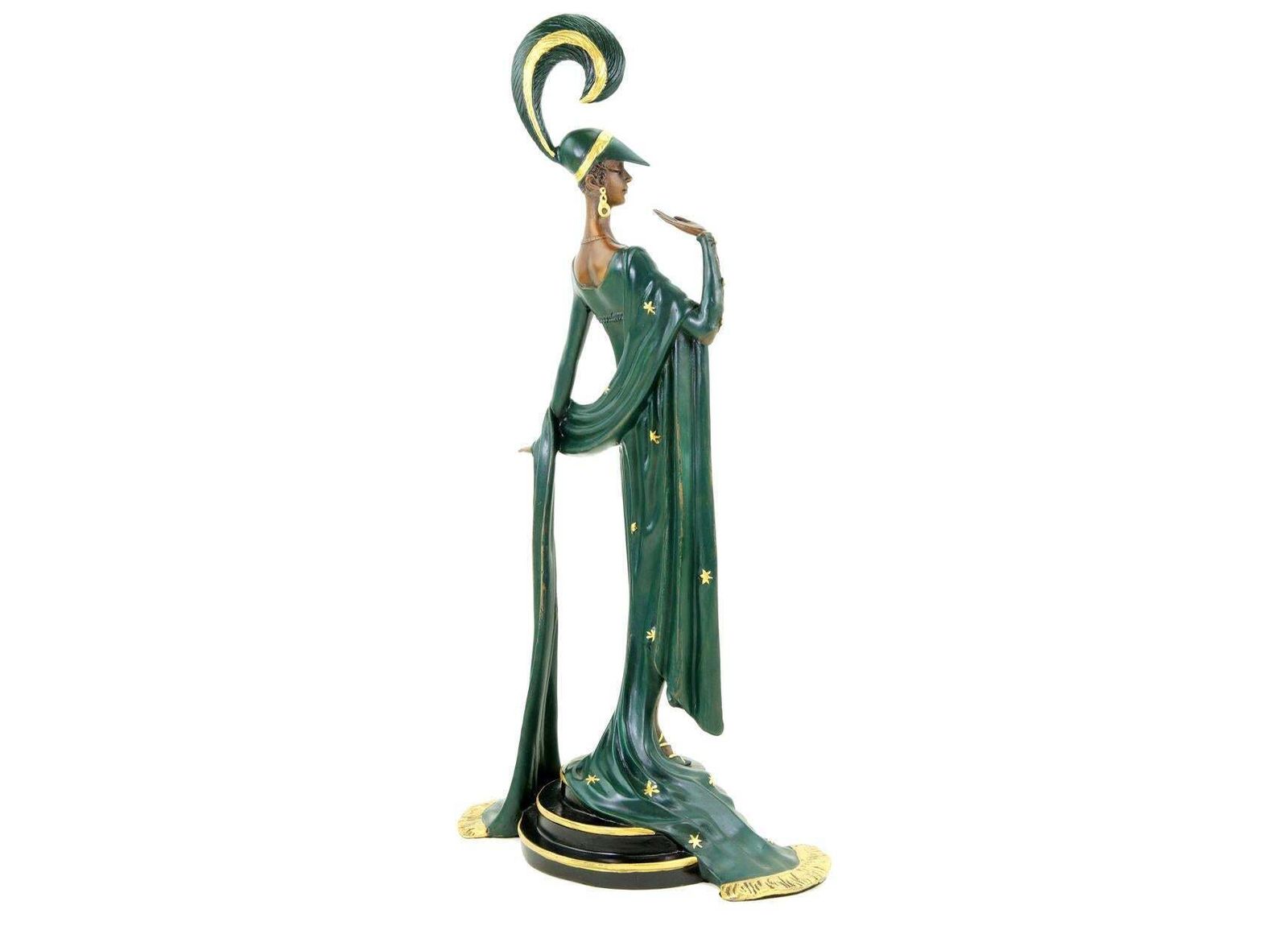 1999.0 Sculpture Revue Dancer In Bronze, Art Deco Style, 20th Century photo
