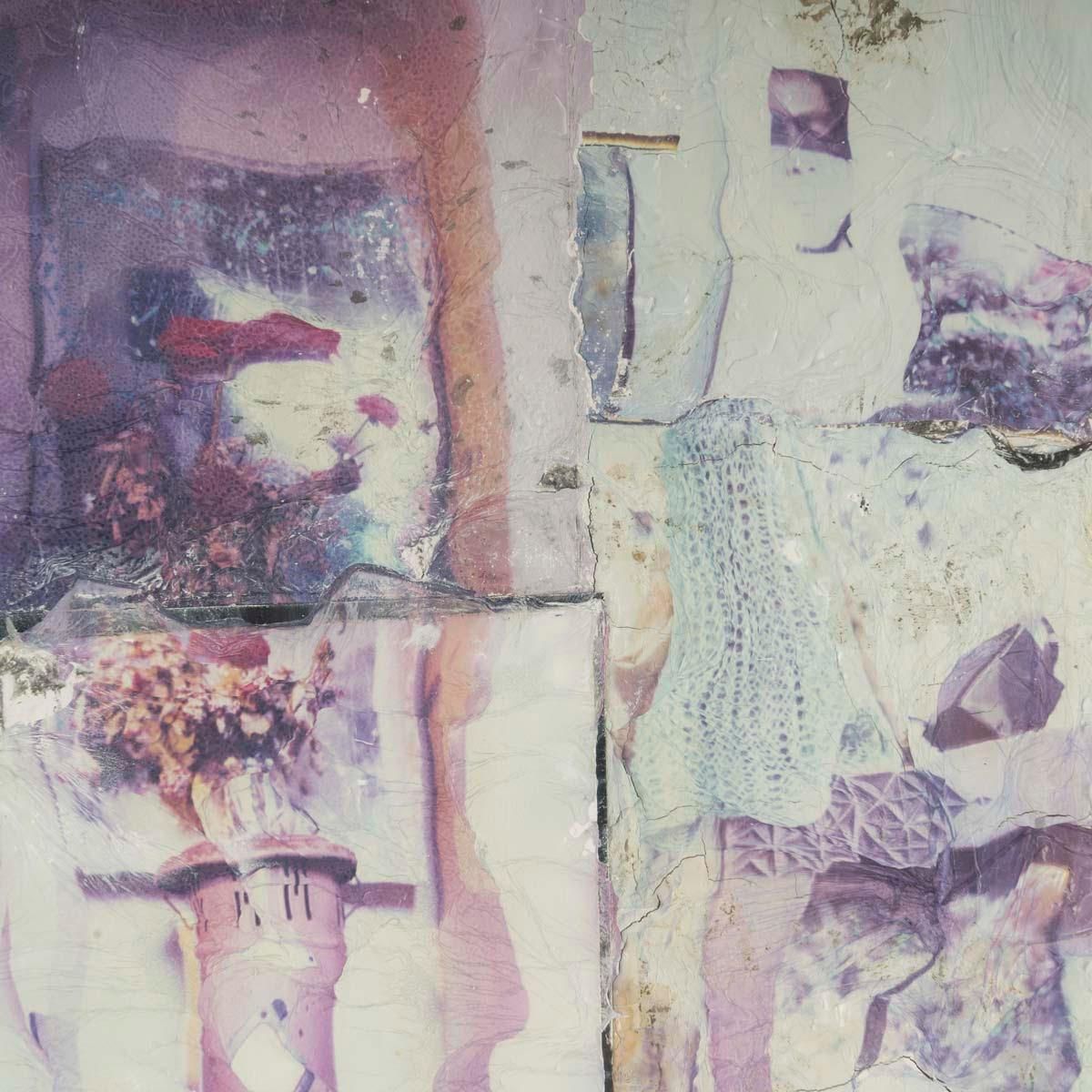 Contemporary Work, Under Glass, Painting And Collage, Xxth Century. photo vinterior
