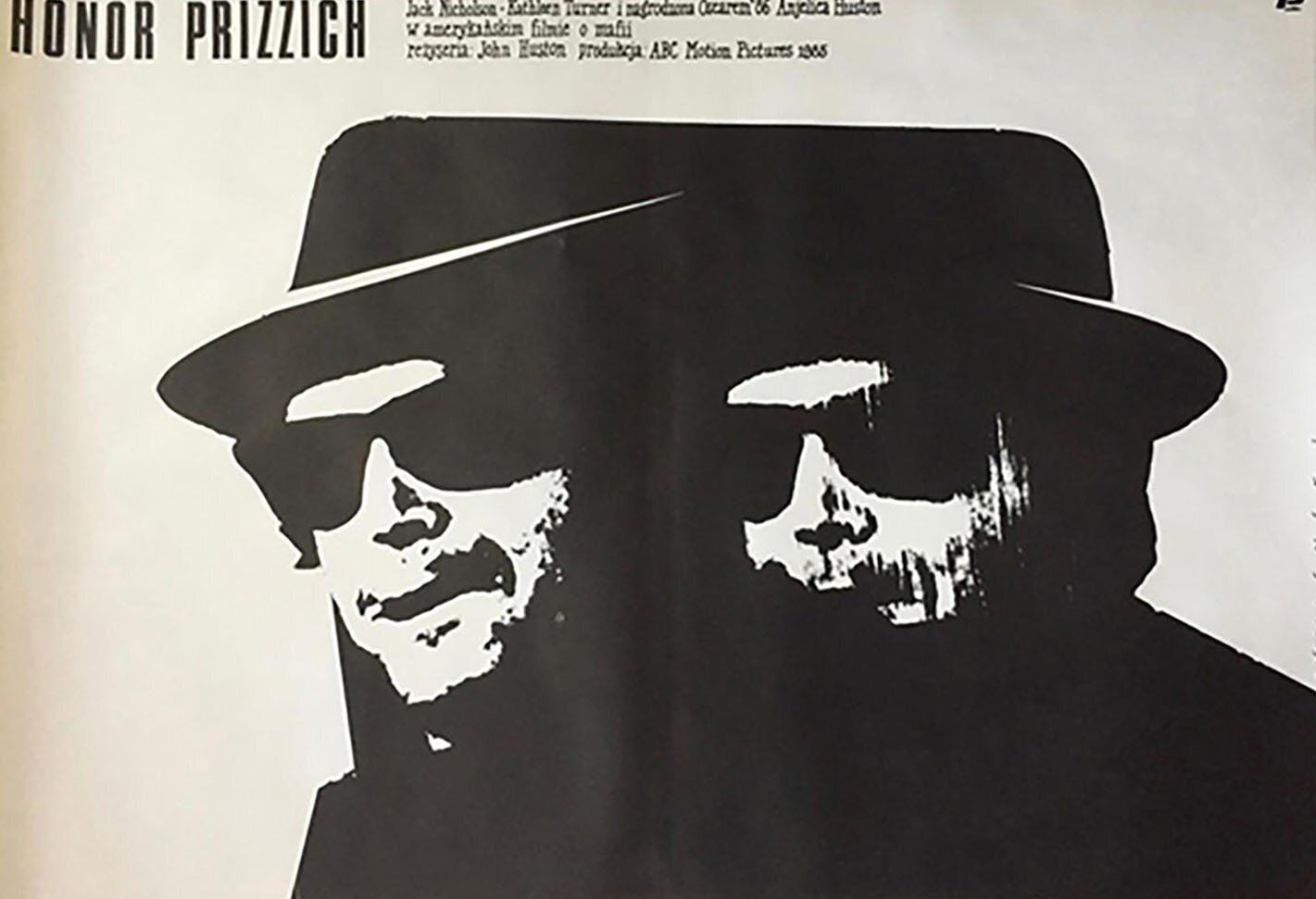 Polish Prizzi's Honor Movie Poster By Mieczysław Wasilewski, 1986