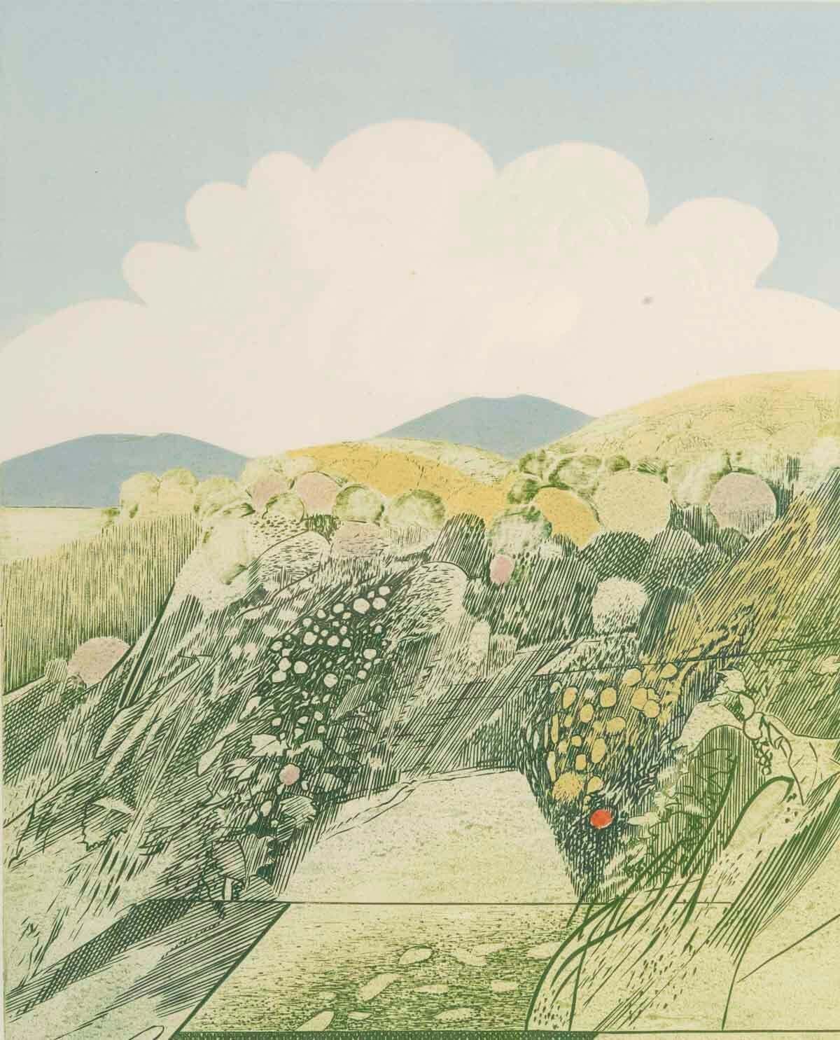 Lithograph By Kemal, 1986, On The Month Of May. photo for sale